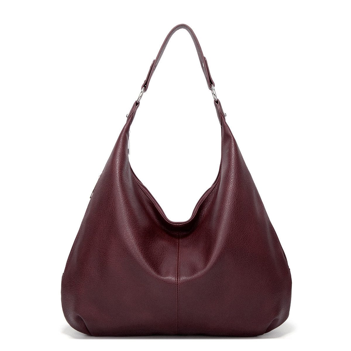 Henkeltasche Damen Leder Hobo-Tasche – Stilvolle Tote & Umhängetasche für Alltag