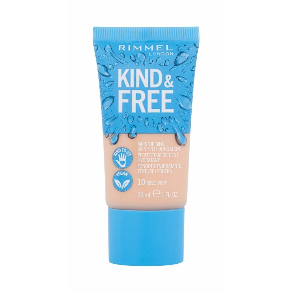 Rimmel Foundation London Kind y Free Tint Foundation 10-Rose Ivory