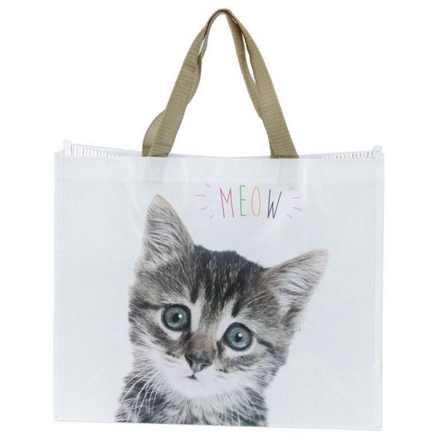 Puckator Einkaufsshopper MEOW Katze Einkaufstasche