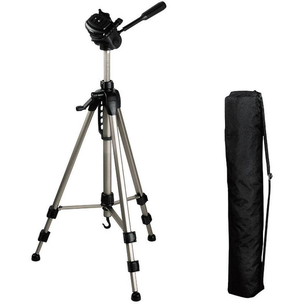 Hama Kamerastativ 4162 Dreibeinstativ (inkl. Tasche, Wasserwaage)