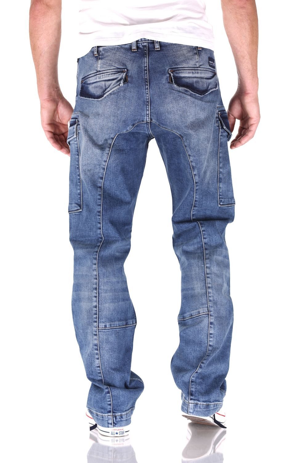 Big Seven Cargojeans Big Seven Brian Vintage Aged Cargo Herren Jeans Hose