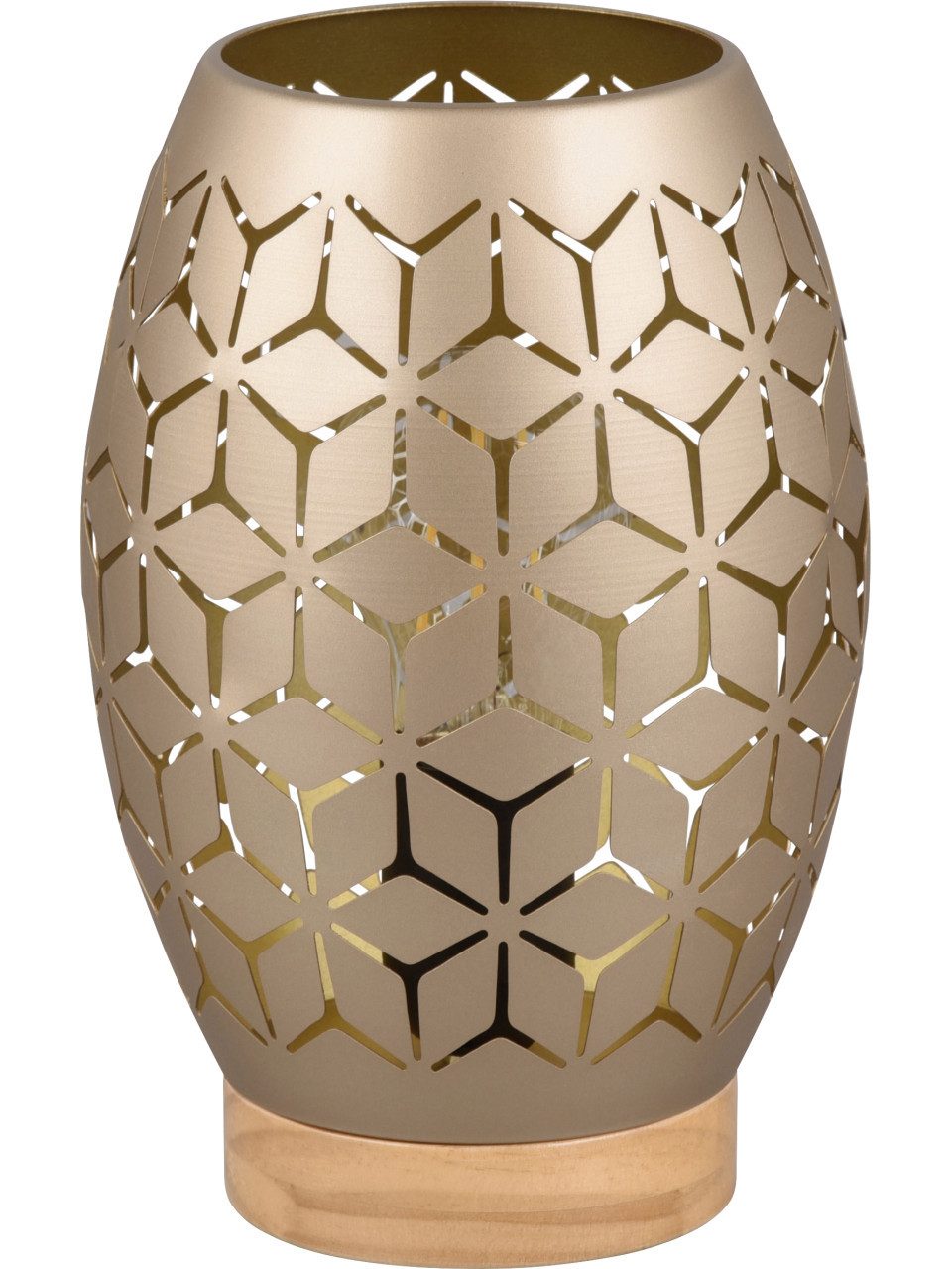 TRIO Leuchten Schreibtischlampe Trio Leuchten Tischleuchte Bidar E27, beige, Ohne Leuchtmittel, Dimmbar nicht Smart Home-fähig ohne Bewegungsmelder