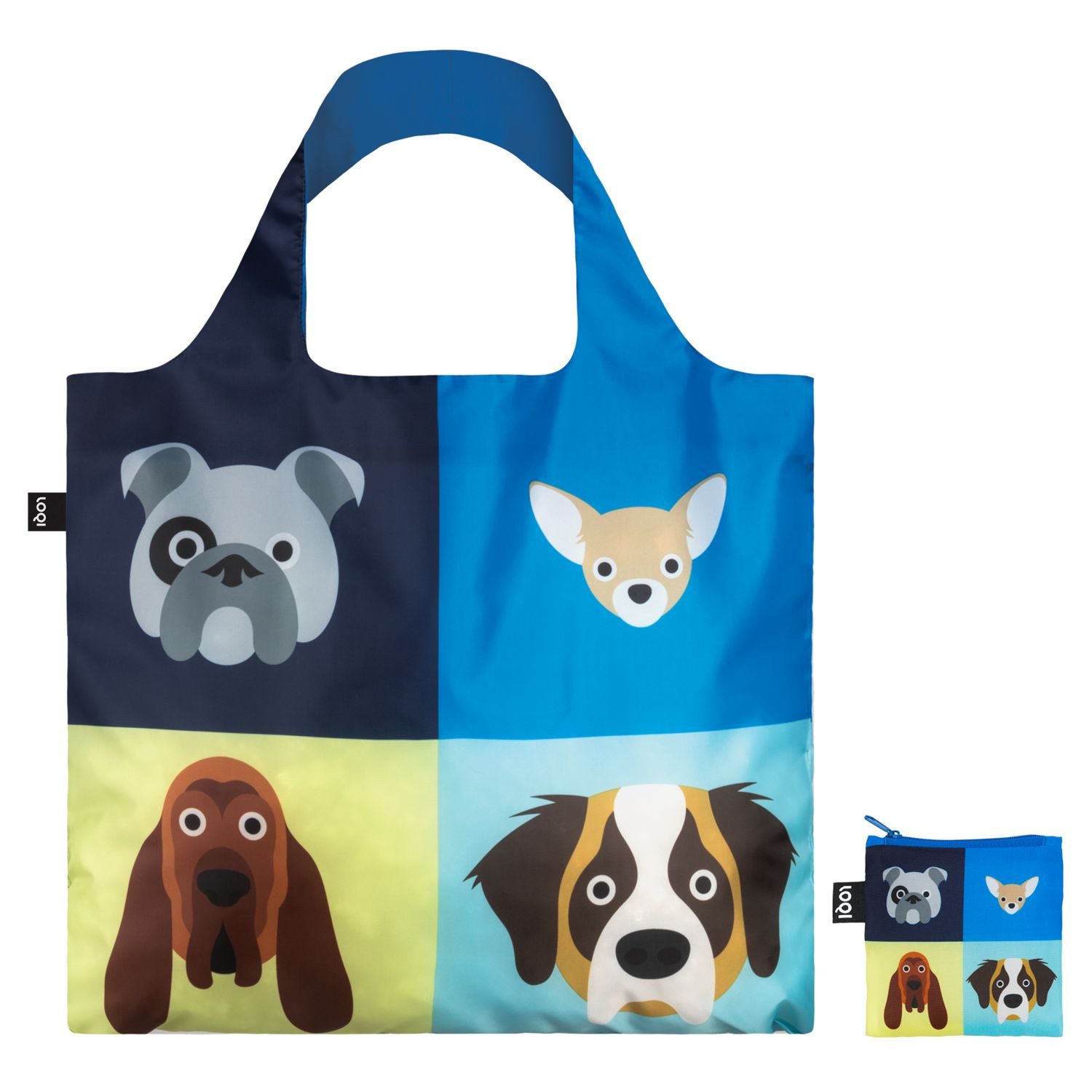 Henkeltasche STEPHEN CHEETHAM Hunde Recycelte Tasche