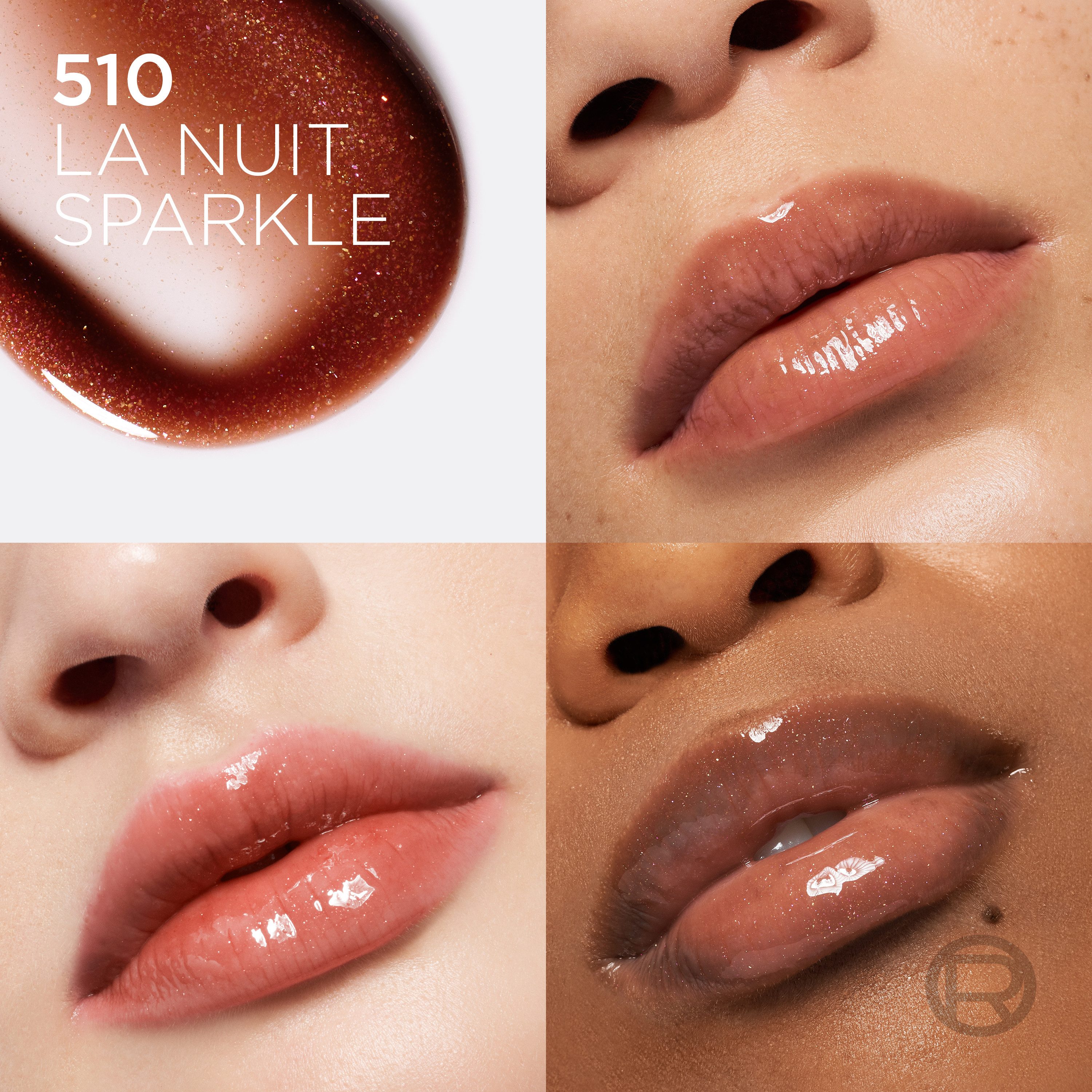 L'ORÉAL PARIS Lipgloss PARADISE PLUMP AMBITION HYALURON LIP OIL, mit Hyaluronsäure und Tripeptiden, ohne zu kleben