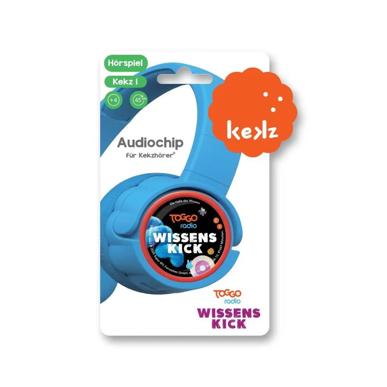 Kekz Hörspiel Toggo Wissenskick,Halle des Wissens,1 Audio-Chip