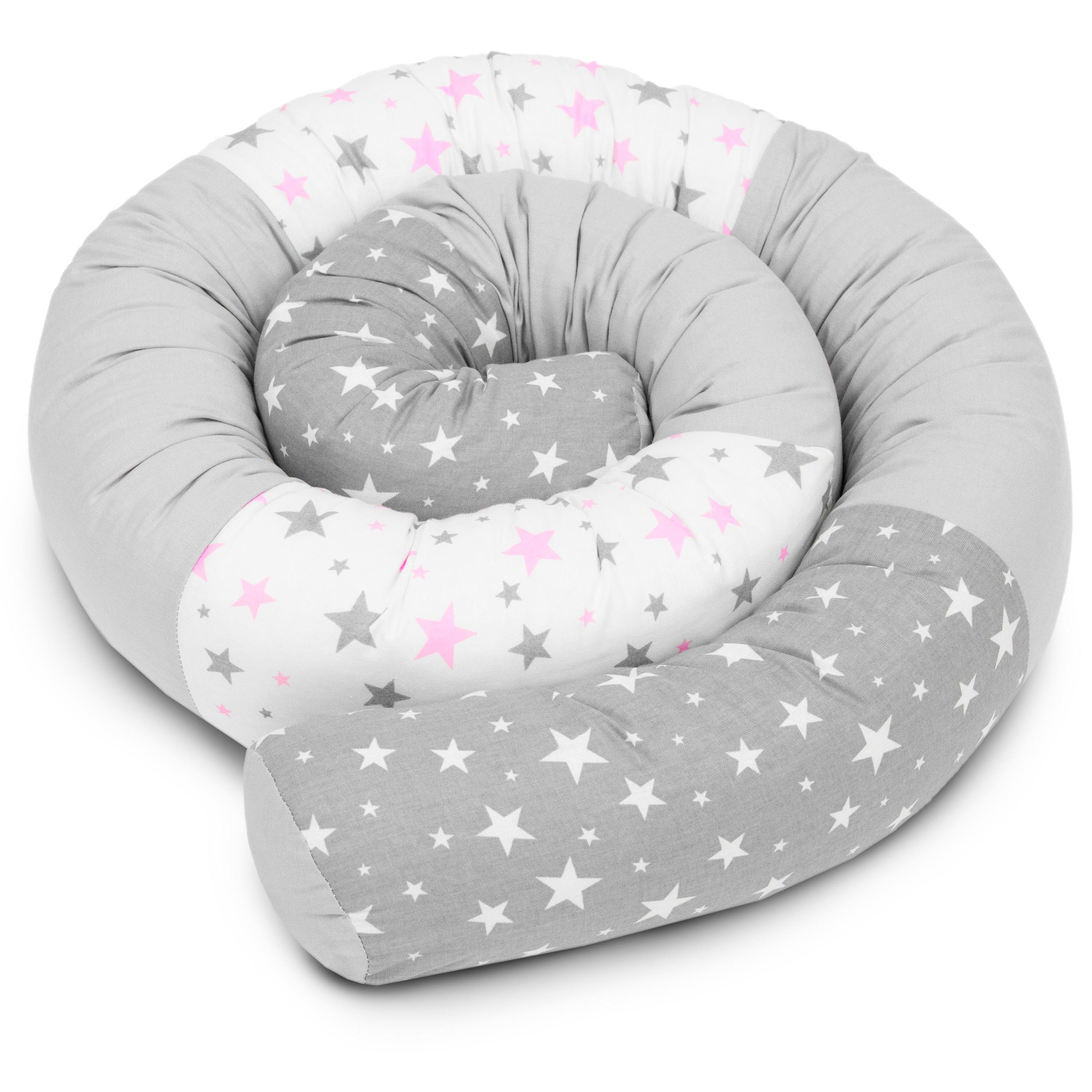 Amilian Nestchenschlange Bettschlange 210cm - Seitenschläferkissen - Nestsc günstig online kaufen