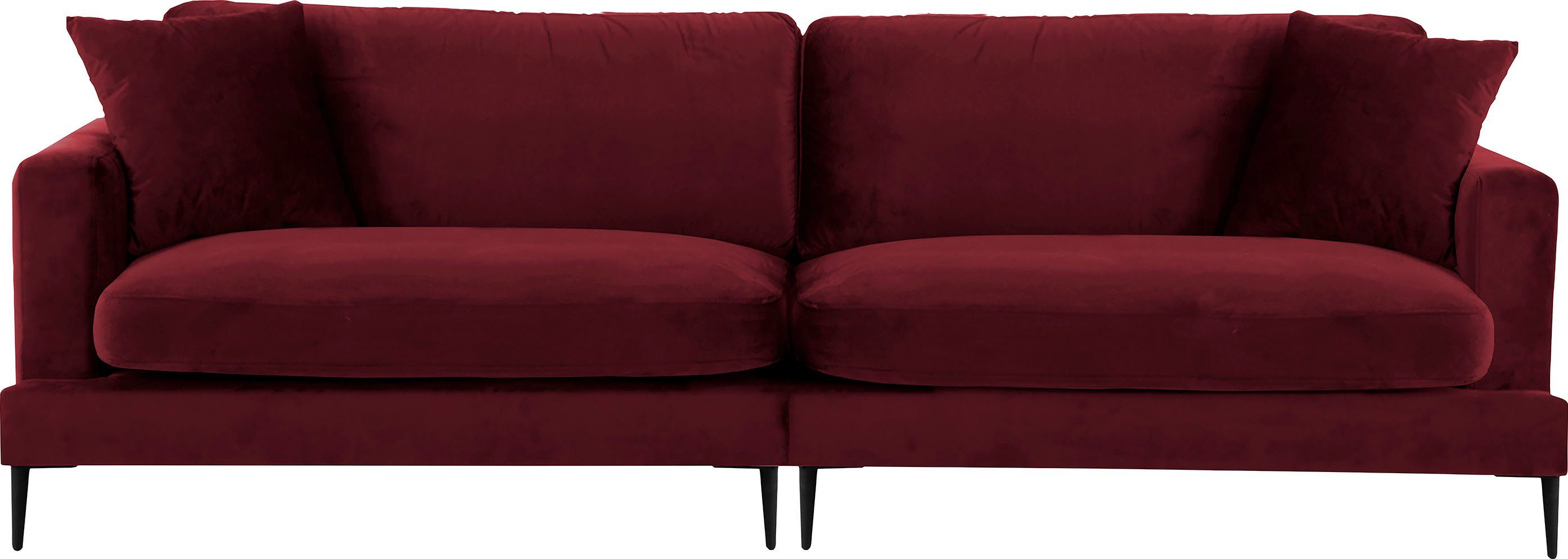 Leonique Big-Sofa "Cozy elegantes Designsofa, Maße B/T/H: 252/97/80 cm", mi günstig online kaufen
