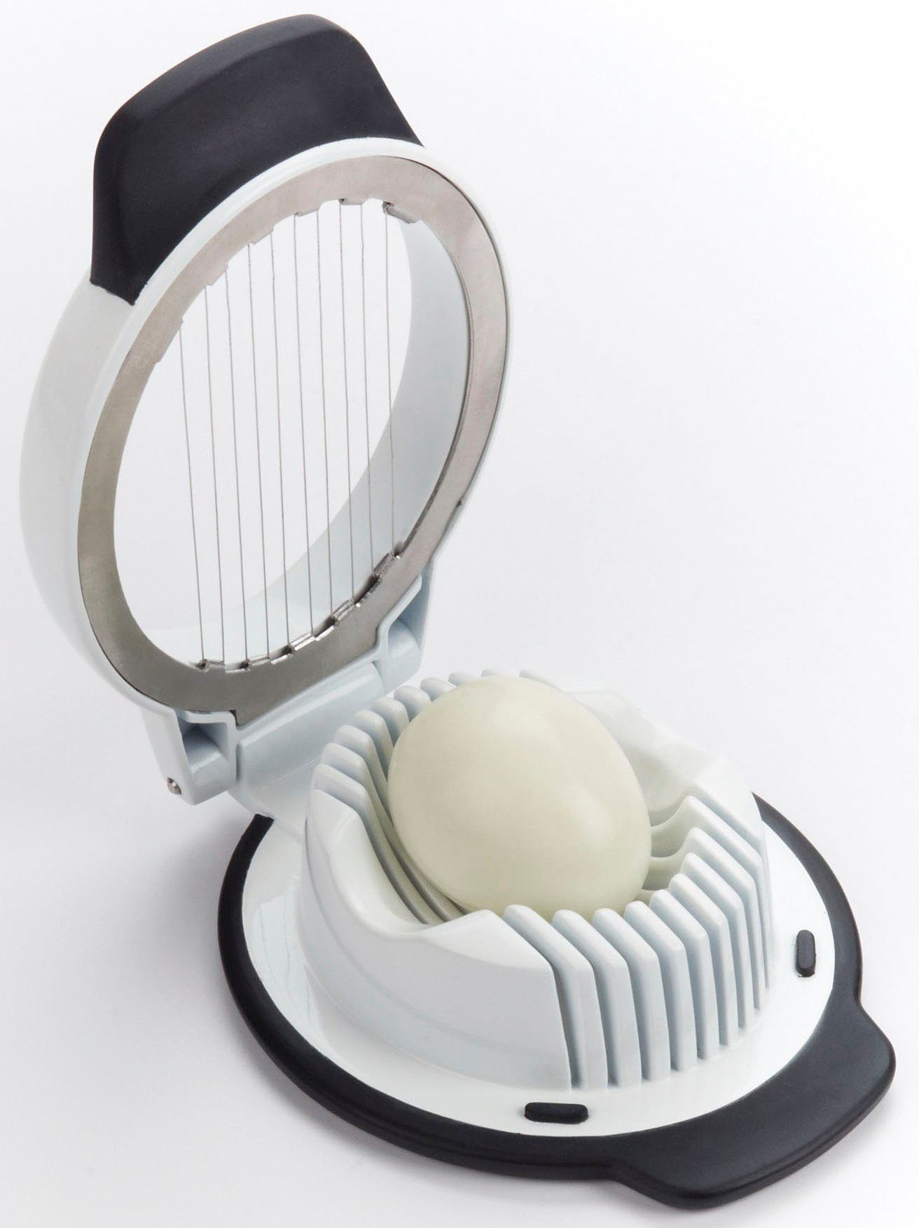 OXO Good Grips Eierschneider, zum schnellen und einfachen Schneiden von hartgekochten Eiern