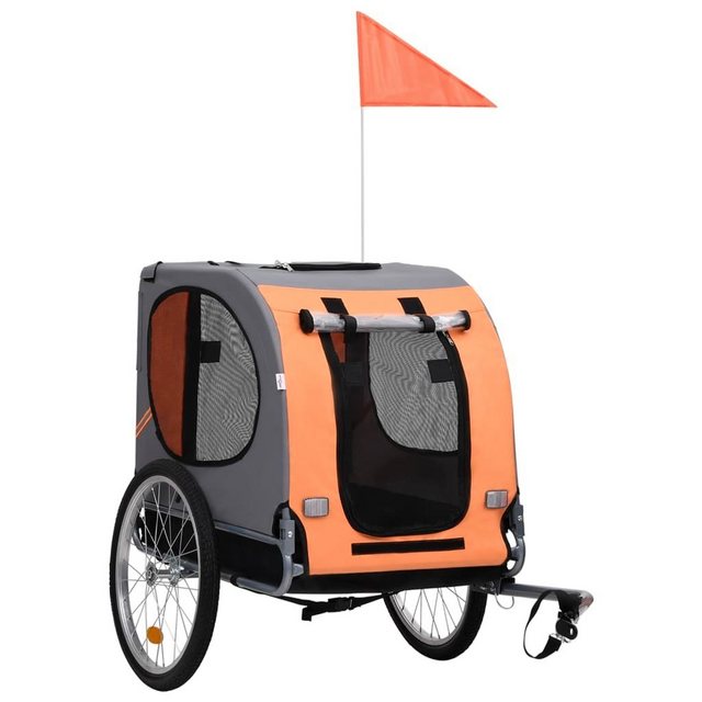 DOTMALL Fahrradhundeanhänger Haustieranhänger fü kleine & große Haustiere,78 x 56 x 63 cm
