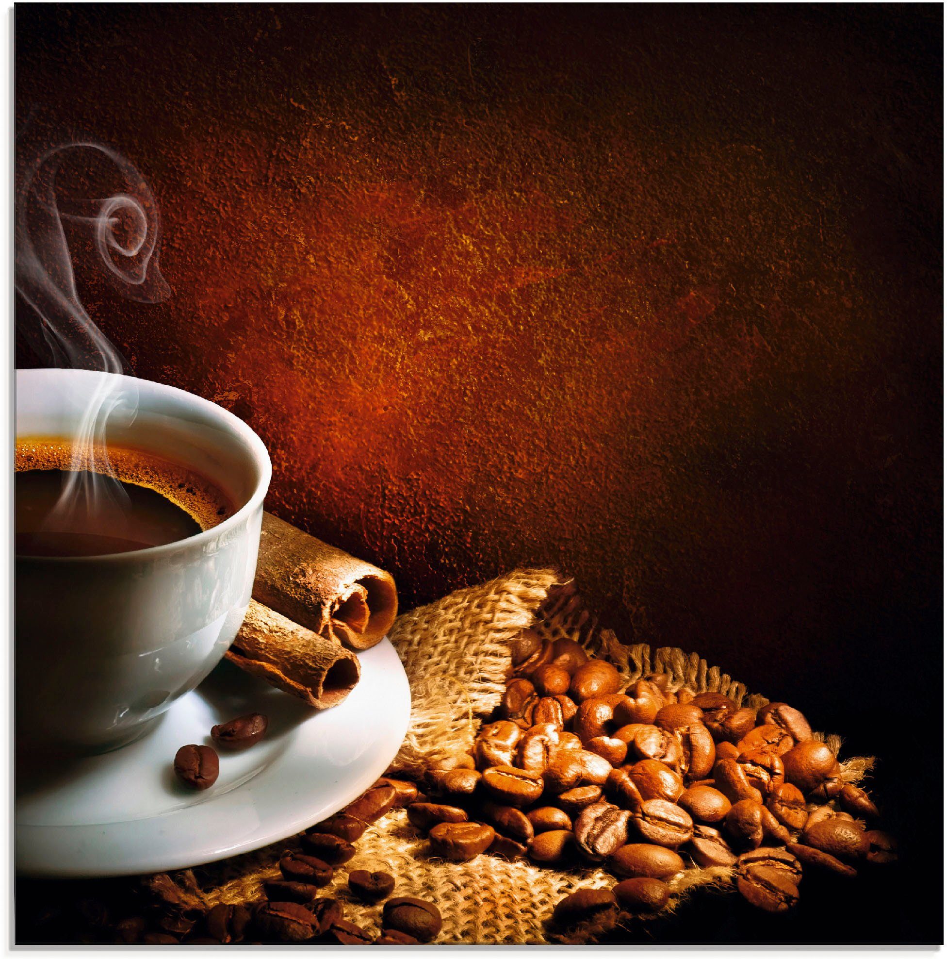 Artland Glasbild Kaffee, Getränke (1 St), in verschiedenen Größen