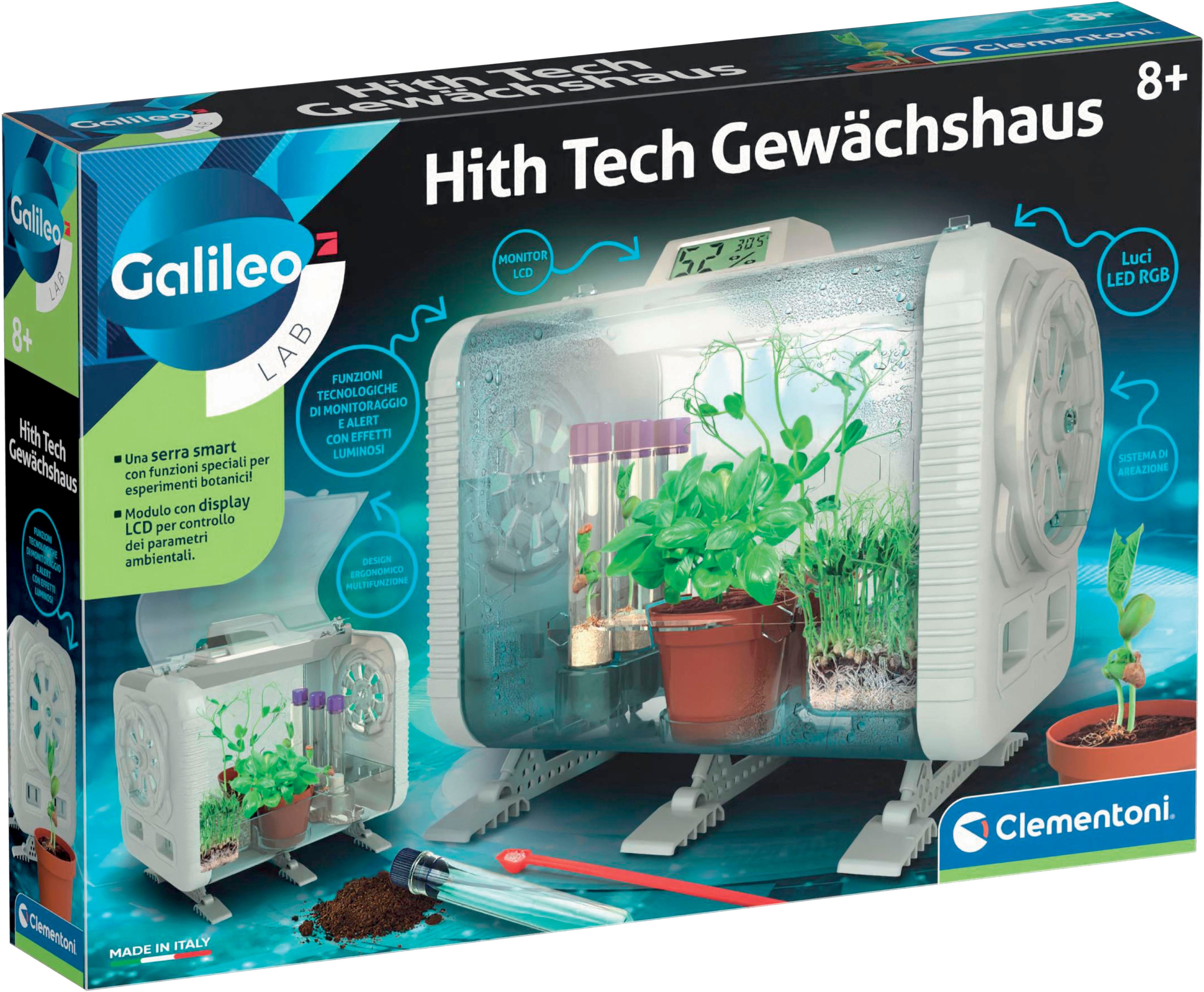 Clementoni® Experimentierkasten Galileo Lab, High Tech Gewächshaus