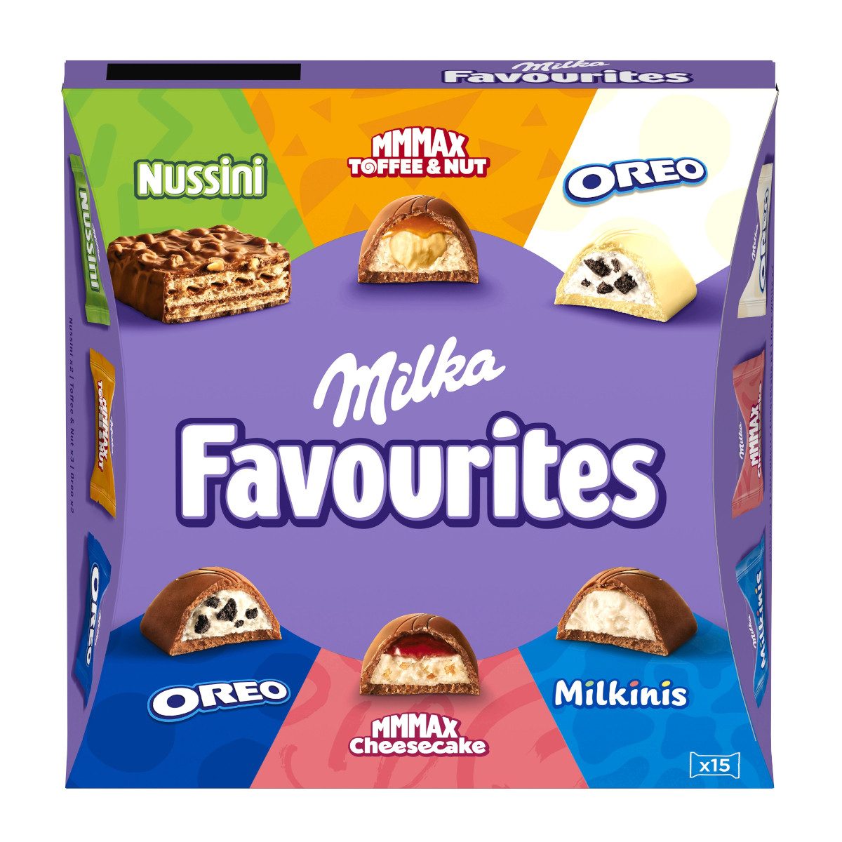 MILKA Schokolade, Milka Favourites beliebte Pralinenmischung Packung 141g