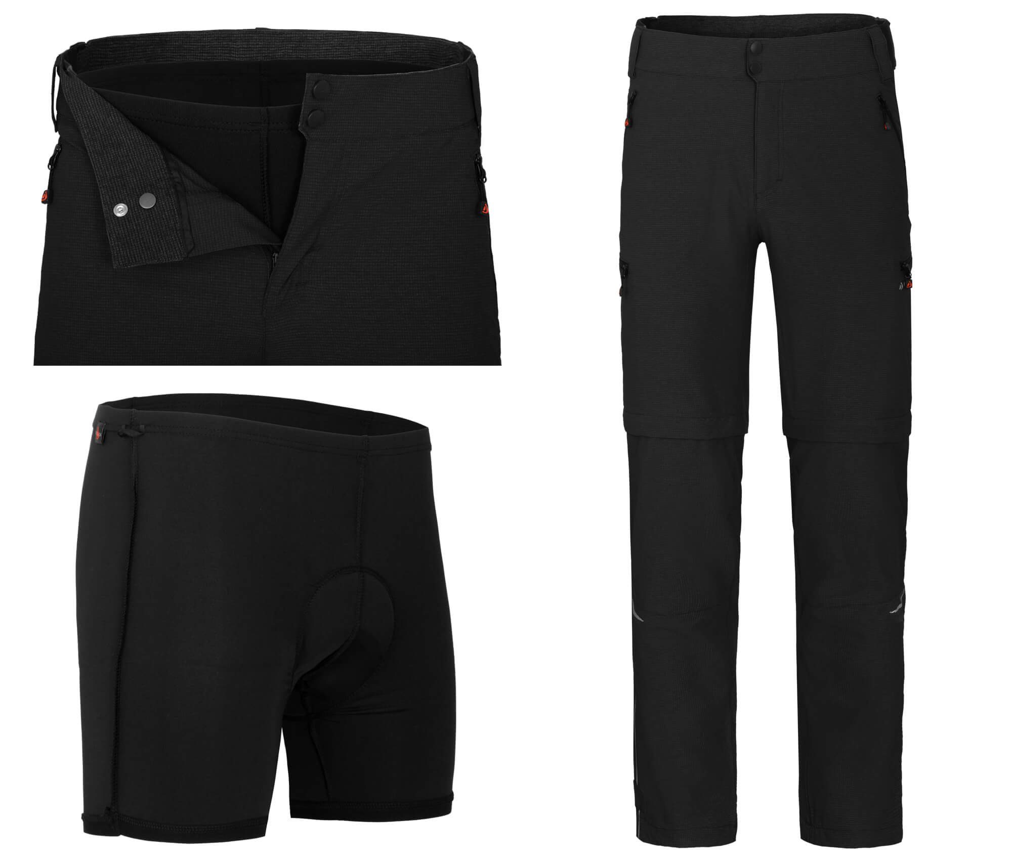 Zip-off-Hose PORVOO Zipp-Off (mit gepolsterter Innenhose) günstig online kaufen