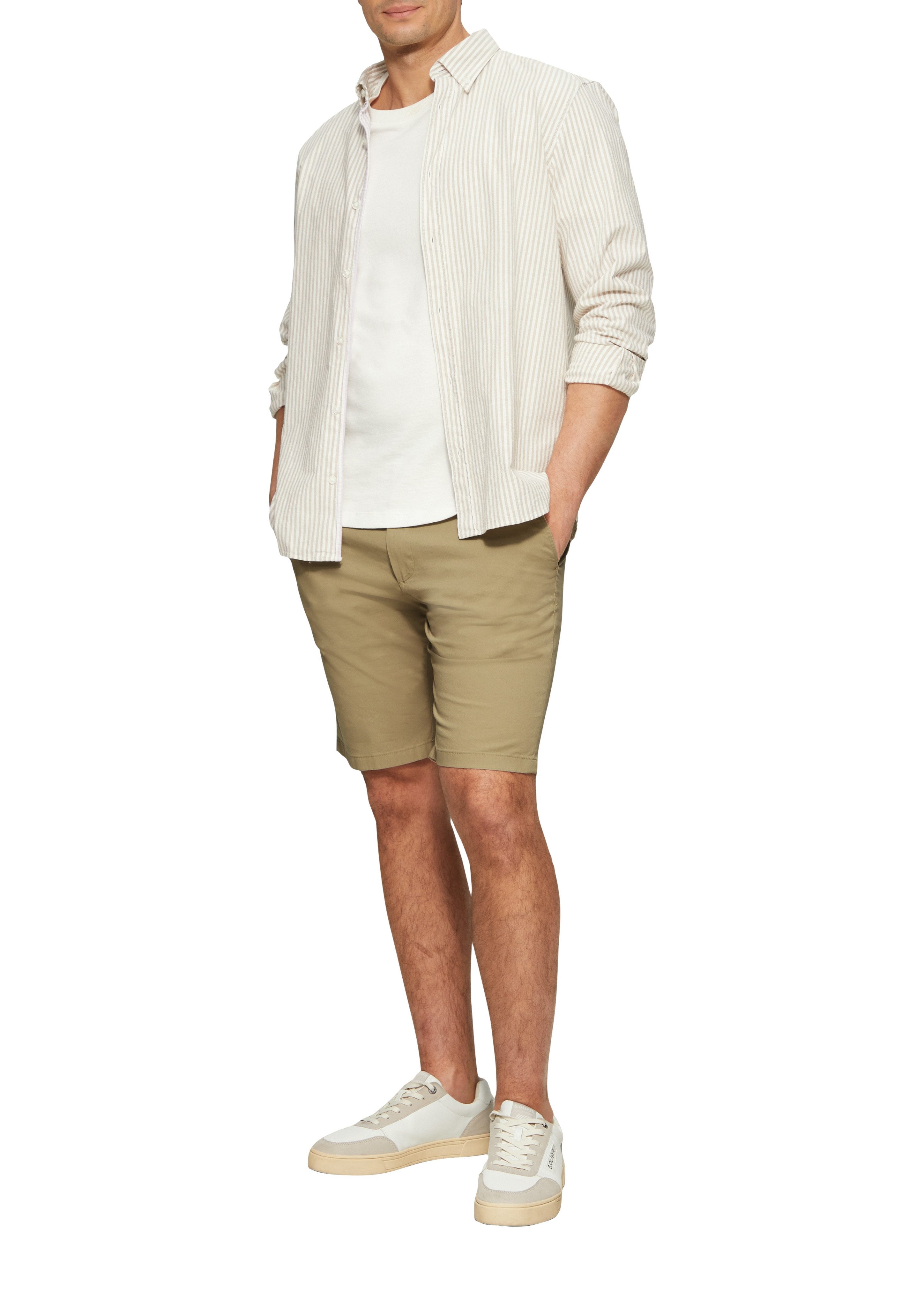 s.Oliver Chinoshorts Sommerhose mit Waschung günstig online kaufen