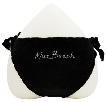 Miss Beach Bikini-Hose aus Velours, Bikini-Slip zum Binden