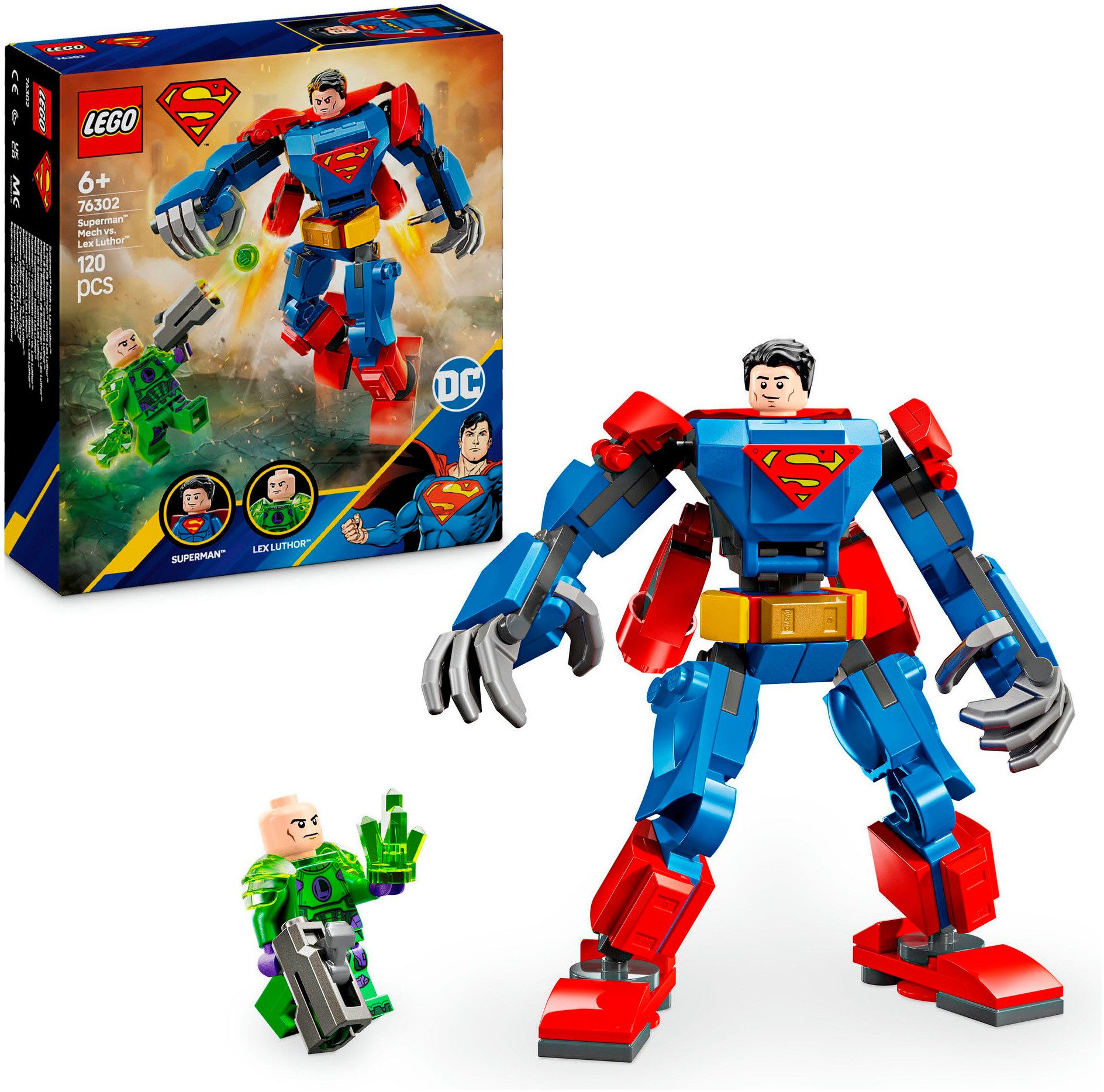 LEGO® Superman™ Mech vs. Lex Luthor™ (76302), LEGO Super Heroes Konstruktio günstig online kaufen
