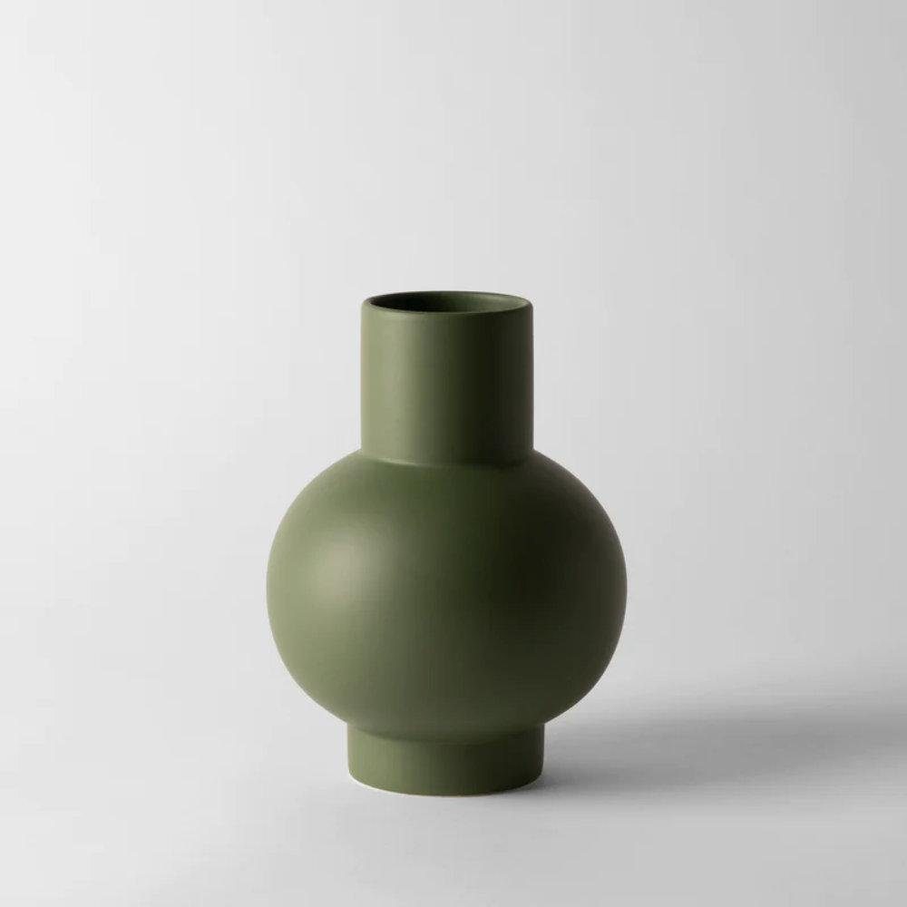 Raawii Strøm Dekovase Deep Vase (Large) Green