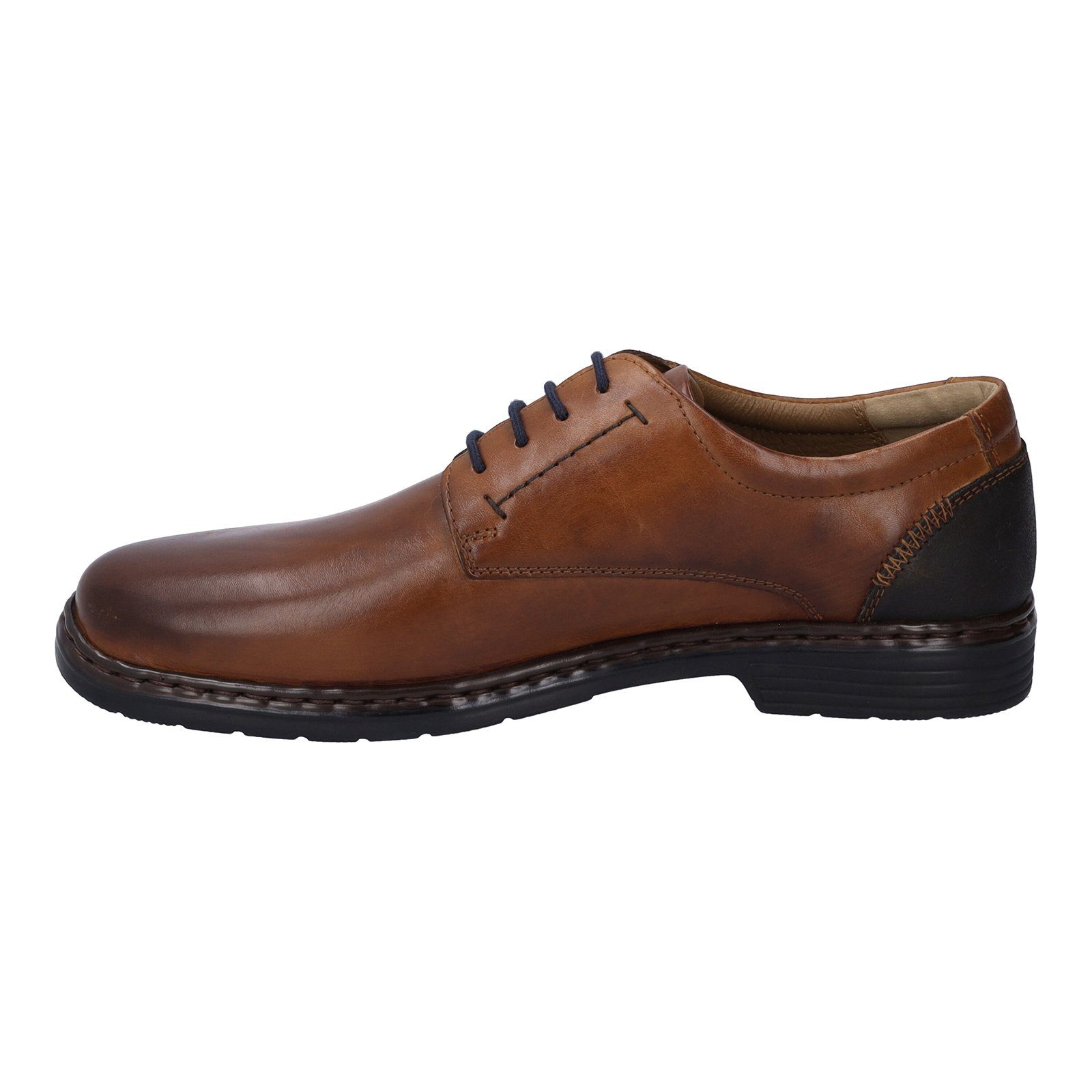 Josef Seibel XXL Herren Schnürschuh cognac extra weit Josef Seibel Alastair 01 Schnürschuh