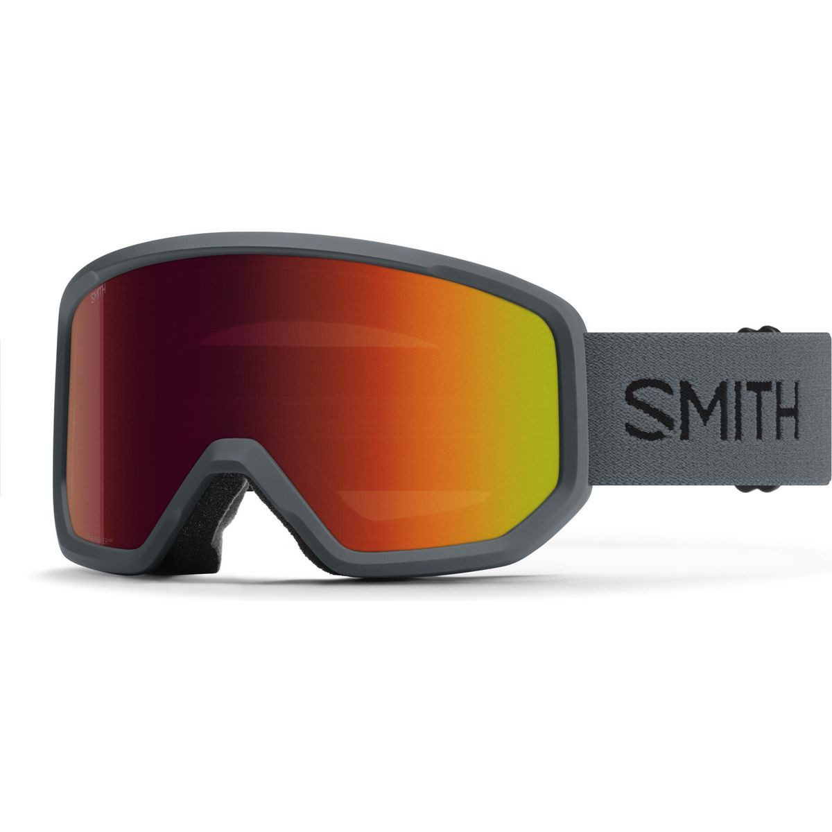 Smith Skibrille Transfer, Skibrille mit klarem Sichtfeld, Antibeschlagbeschichtung und bequemem