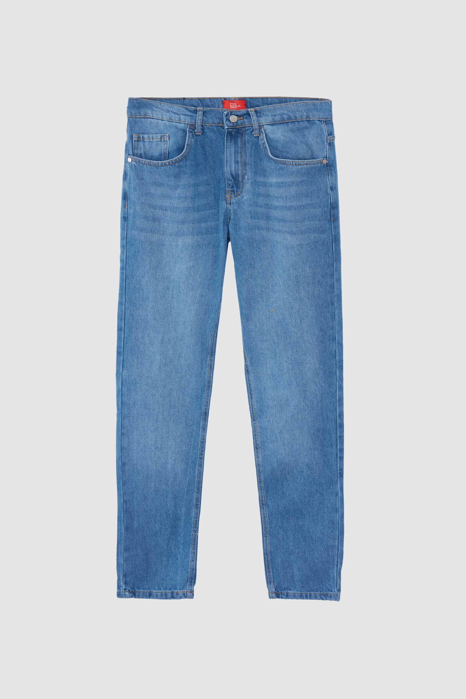 D'S DAMAT 5-Pocket-Jeans Ds Damat Jeans mit bequemer Passform, fünf Taschen, verwaschener Lycra