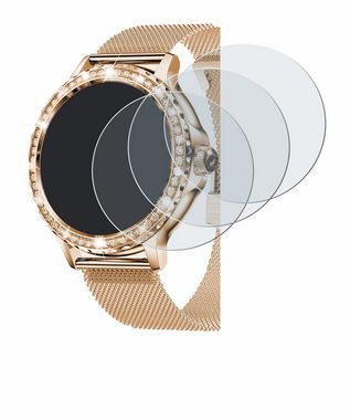 BROTECT Schutzfolie für walkbee Smartwatch 1.3" (rund), Displayschutzfolie, 6 Stück, Folie matt entspiegelt