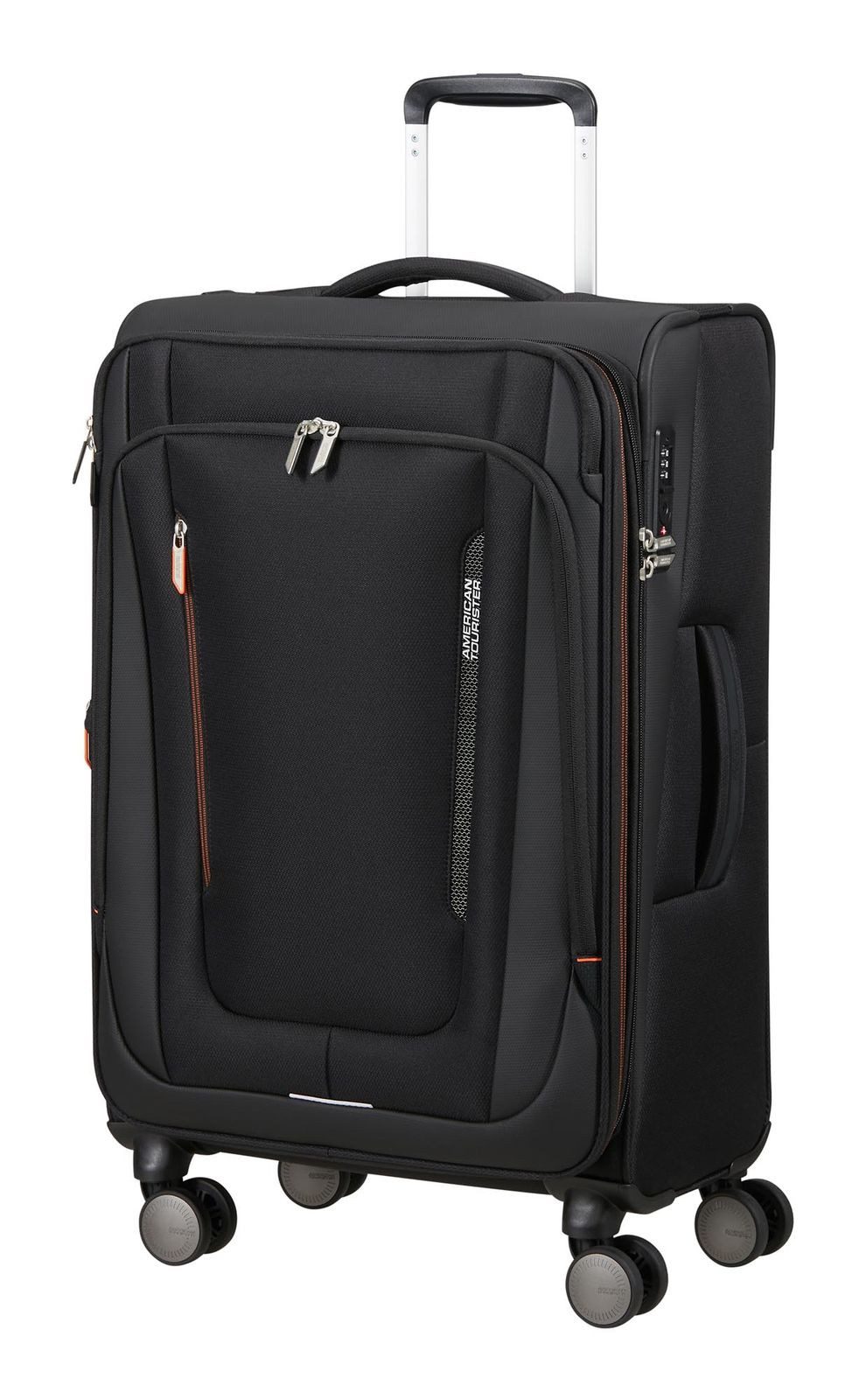 American Tourister® Weichgepäck-Trolley Spinner Exp. TSA, 4 Rollen