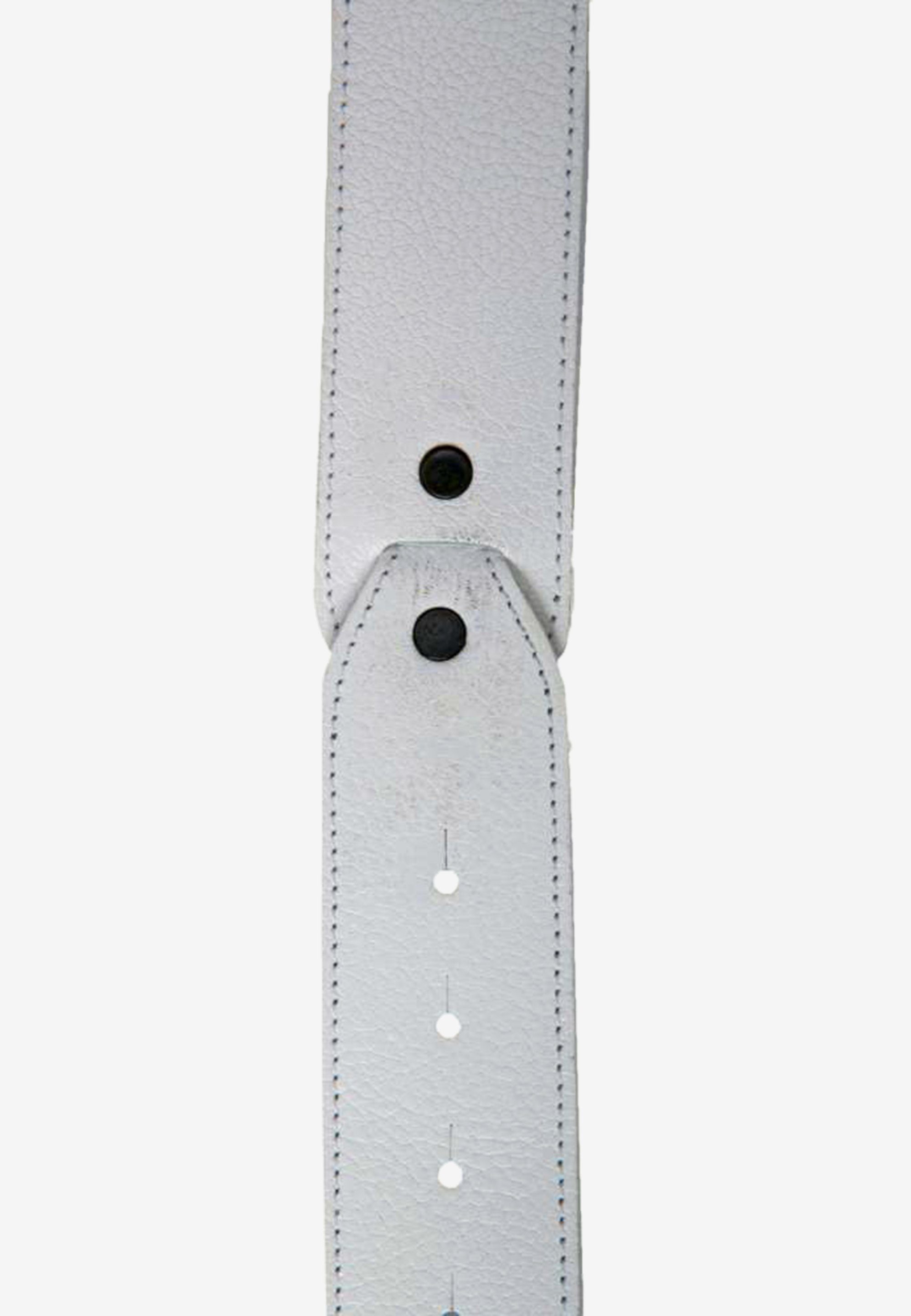 Cipo & Baxx Ledergürtel in weiß Design stilvollem