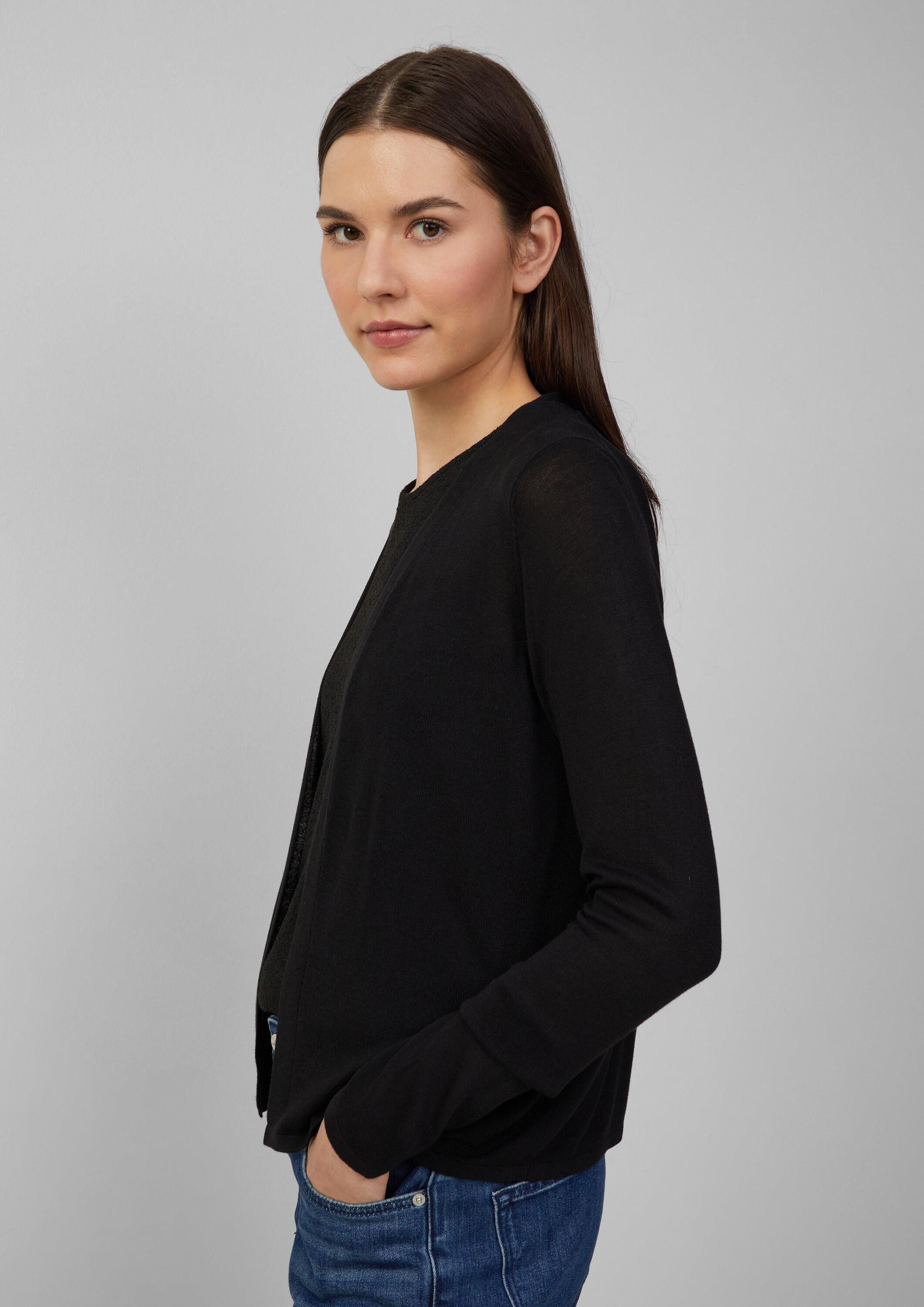 s.Oliver Cardigan Strickjacke Leichte Strickjacke aus günstig online kaufen