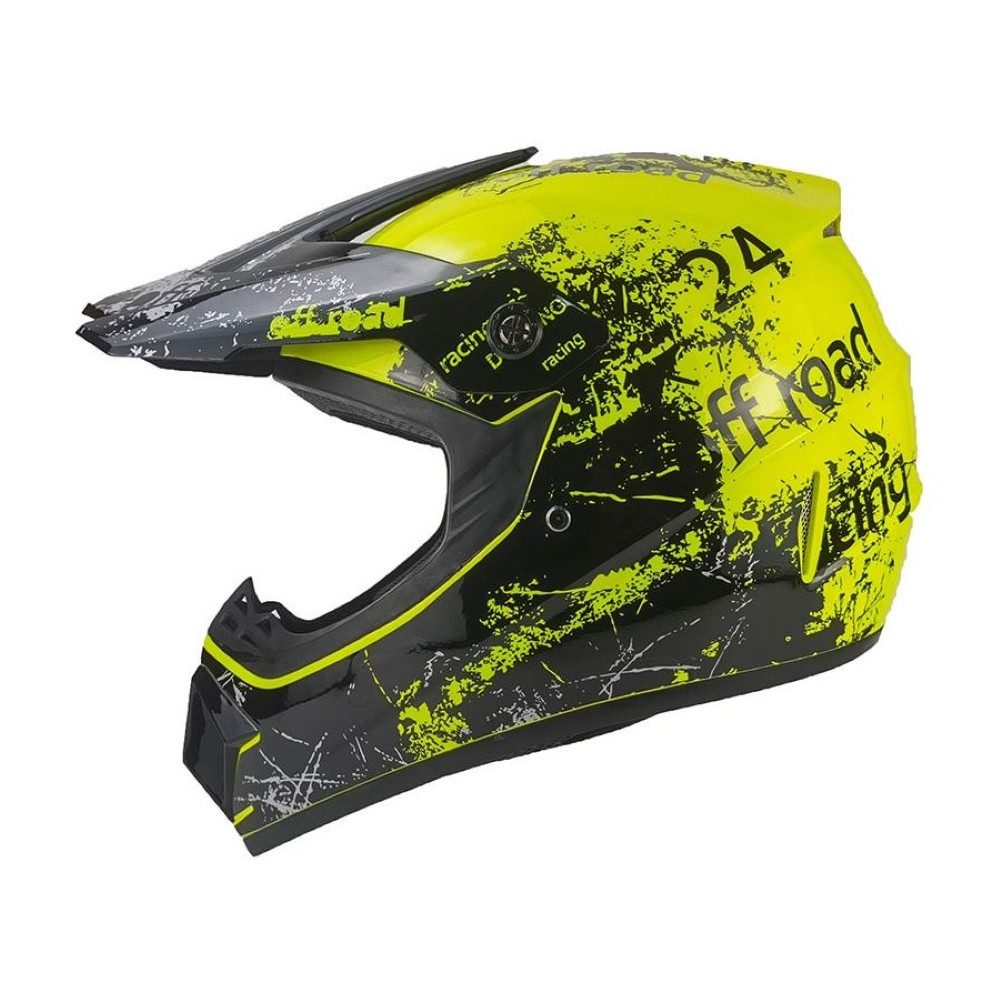 FunSport-Factory Motocrosshelm Racing Kinder Crosshelm Motocross Helm Kinder Motorradhelm Offroad