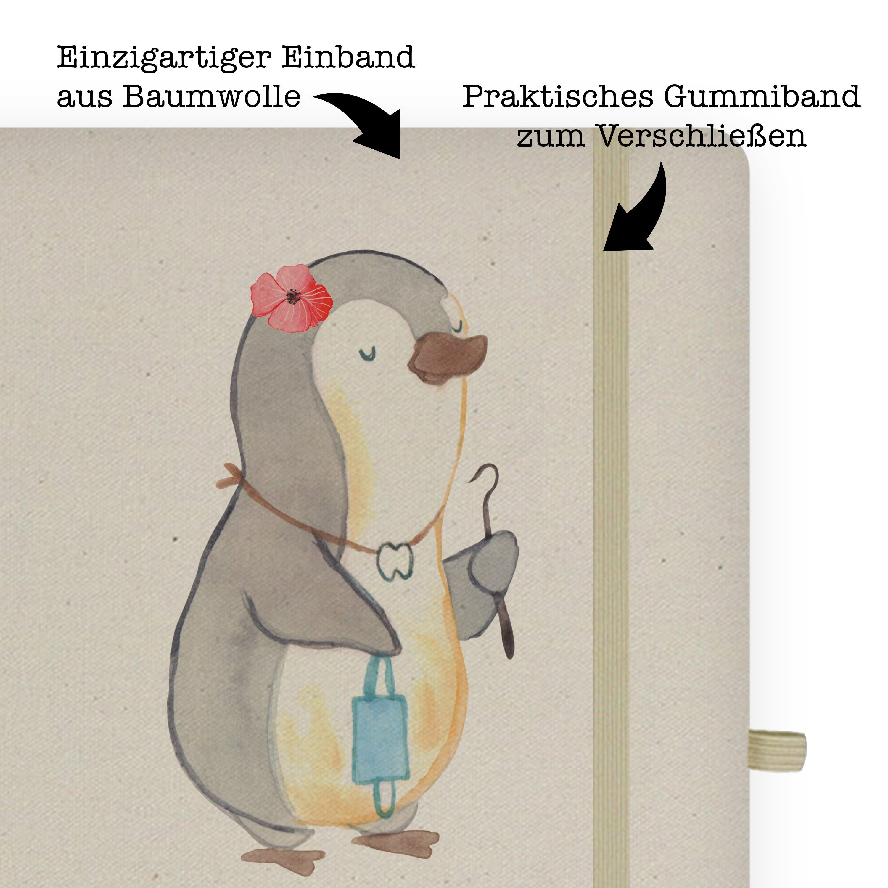 Mr. & & Transparent - Zahnarzthelferin - Mrs. Panda Geschenk, Mr. Herz mit Panda Mrs. Notizbuch Schre Adressbuch
