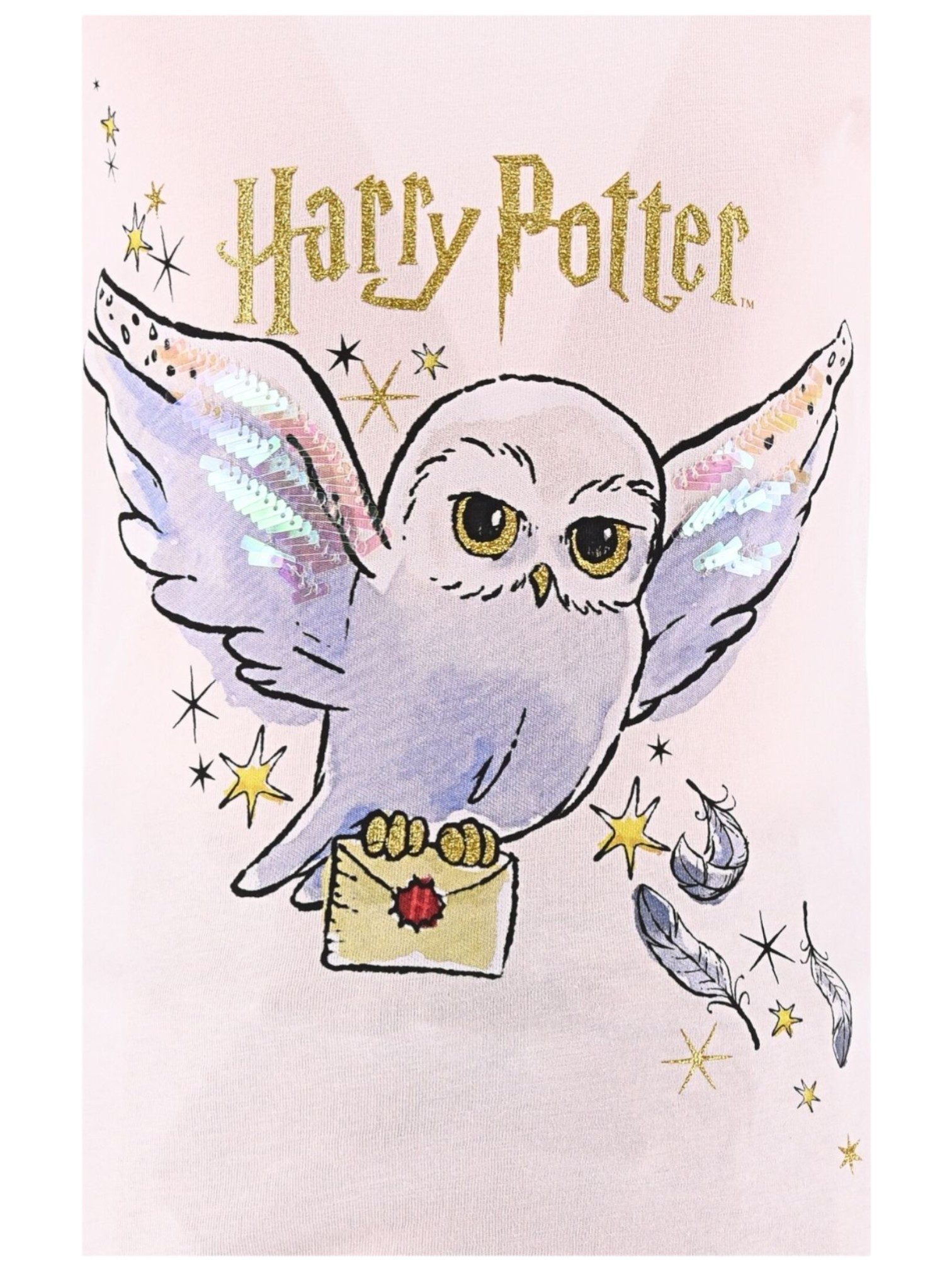 Harry Potter Schlafanzug Hedwig (2 tlg) Mädchen Pyjama Set kurz Gr. 98-128 cm