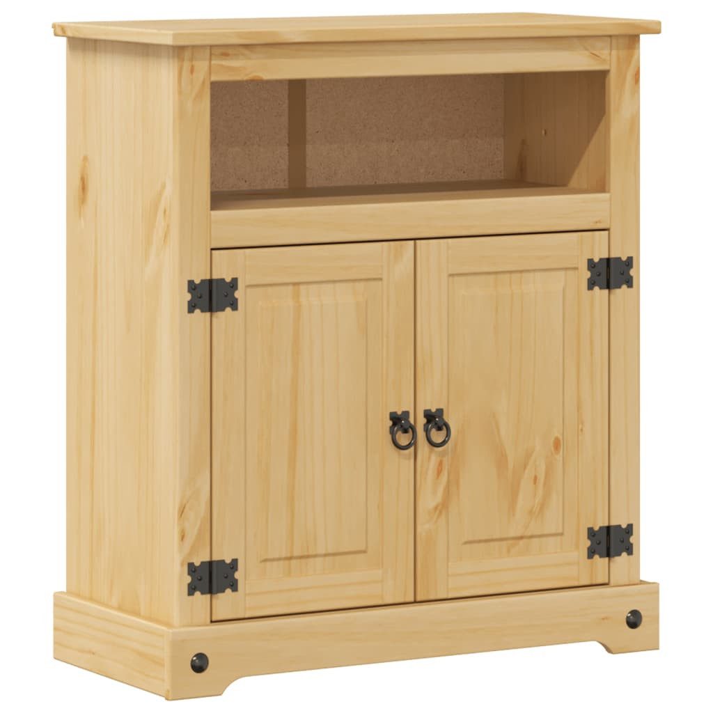 vidaXL Badezimmer-Set Badschrank Corona 70x33x80 cm Massivholz Kiefer