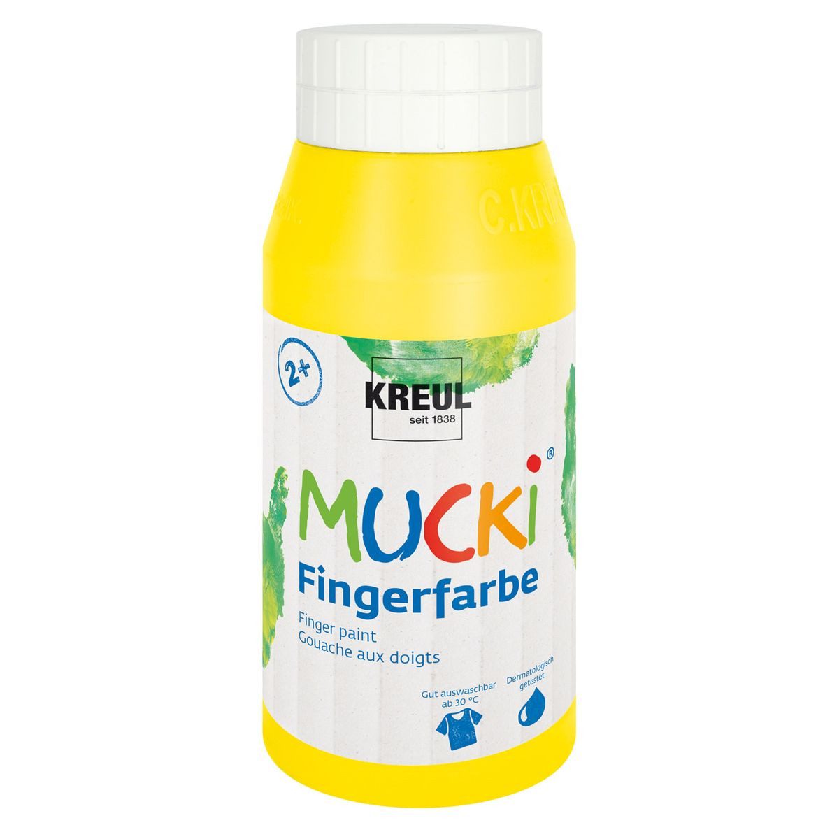 C. KREUL Fingerfarbe MUCKI Fingerfarbe gelb 750ml