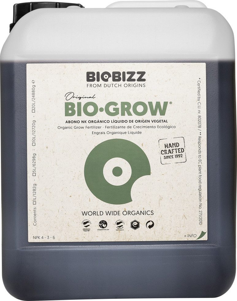 Biobizz Pflanzendünger BioBizz Dünger Bio-Grow 5 L – Bild 3 von 4