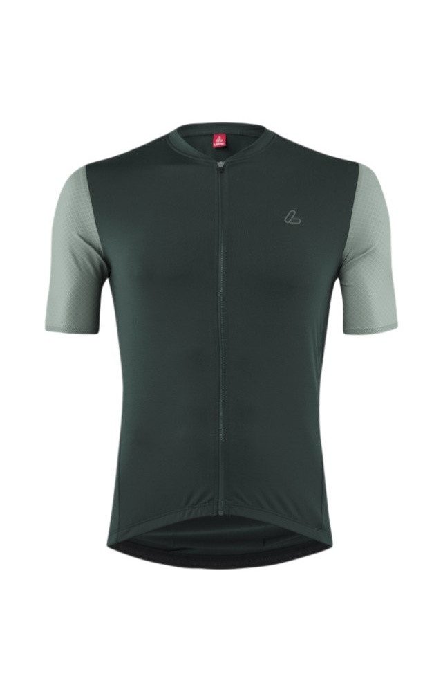 Löffler T-Shirt Fahrrad-Shirt Bike Jersey Skys Clear Mid (Full-Zip, elastisch)
