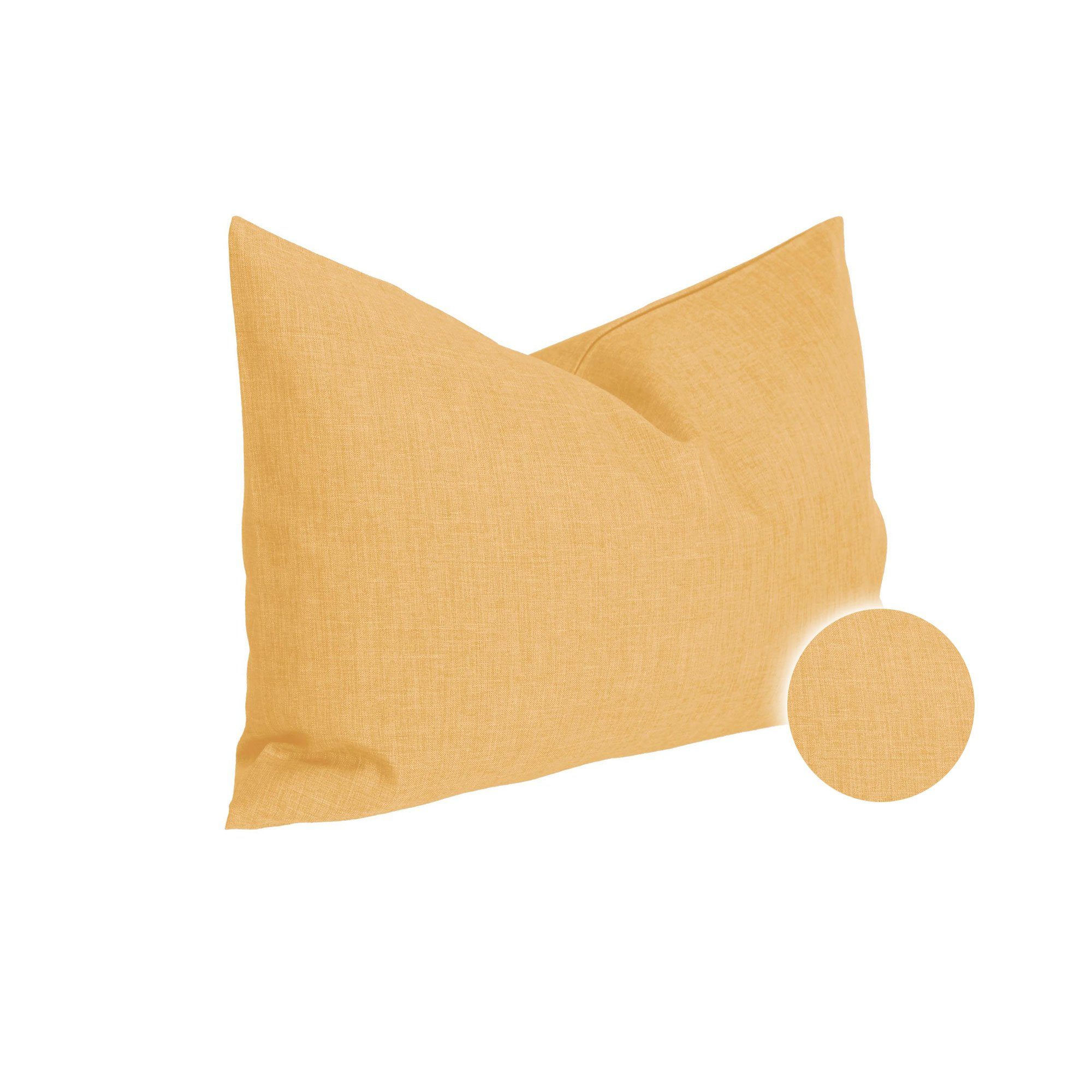 Haus und Deko Kissenbezug Kissenbezug 2er Set Struktur Leinenoptik Kissenhü günstig online kaufen