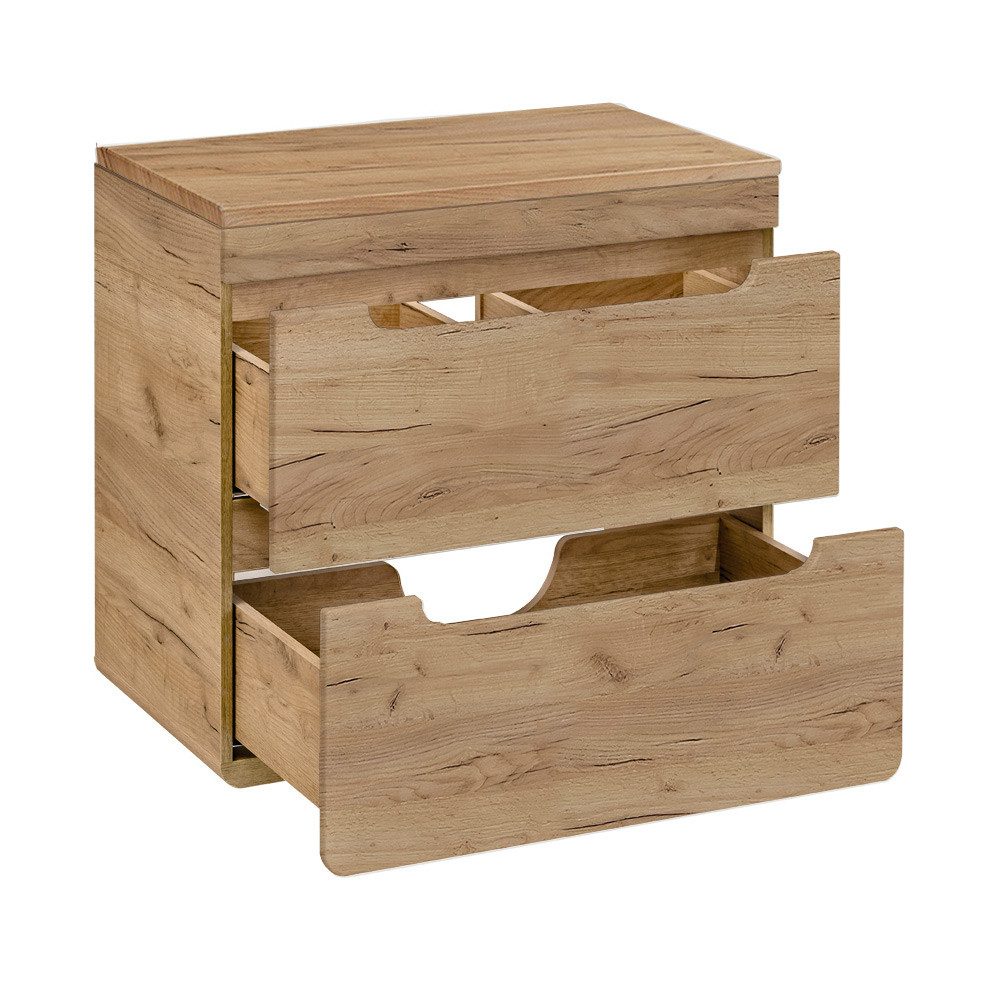 Lomadox Waschbeckenschrank LUTON-56-CRAFT Waschtischunterschrank 61 cm Wota günstig online kaufen