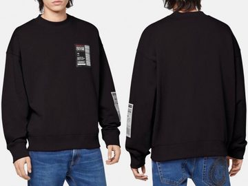 Versace Sweatshirt VERSACE COUTURE BARCODE Applique Sweater Sweatshirt Pullover Pulli Jum