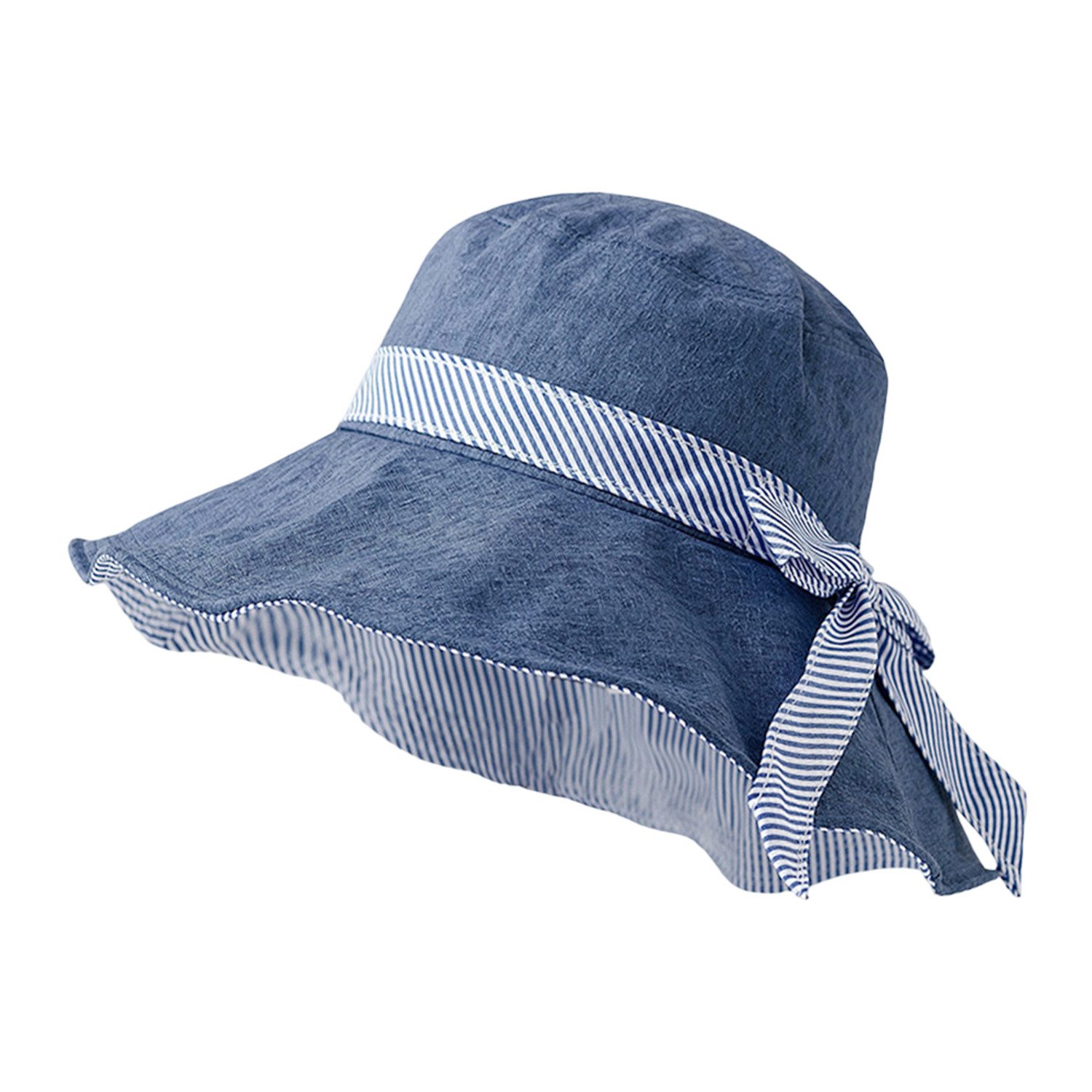 Refttenw Sonnenhut Tragbar Outdoor Sommerhut,UPF50+ Fischerhut,Atmungsaktiv Klettverschluss-Design