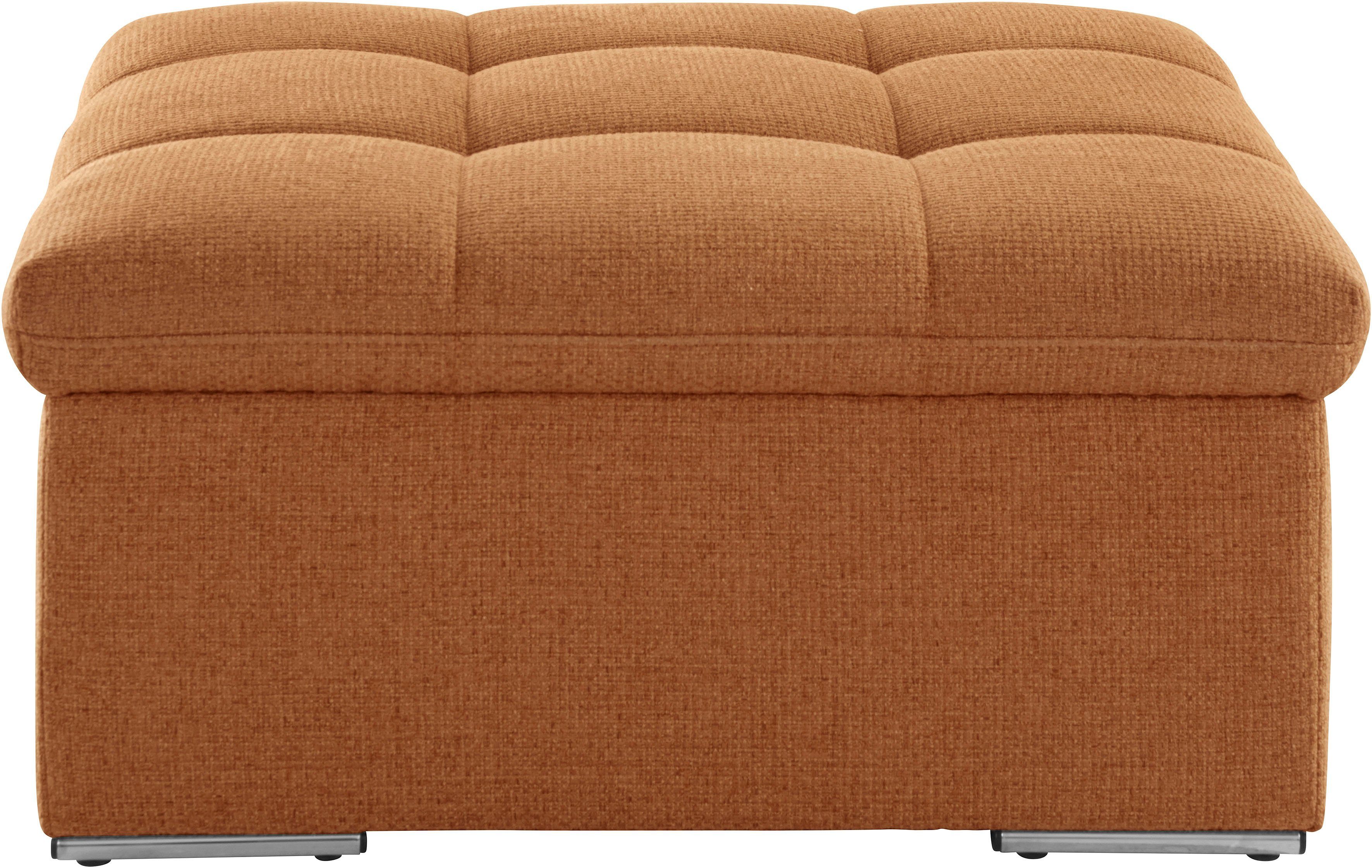 DOMO collection Sitzhocker Lagoa moderne Steppung im Sitz, elegant und zeitlos, B/T 87/87cm, in großer Farbauswahl