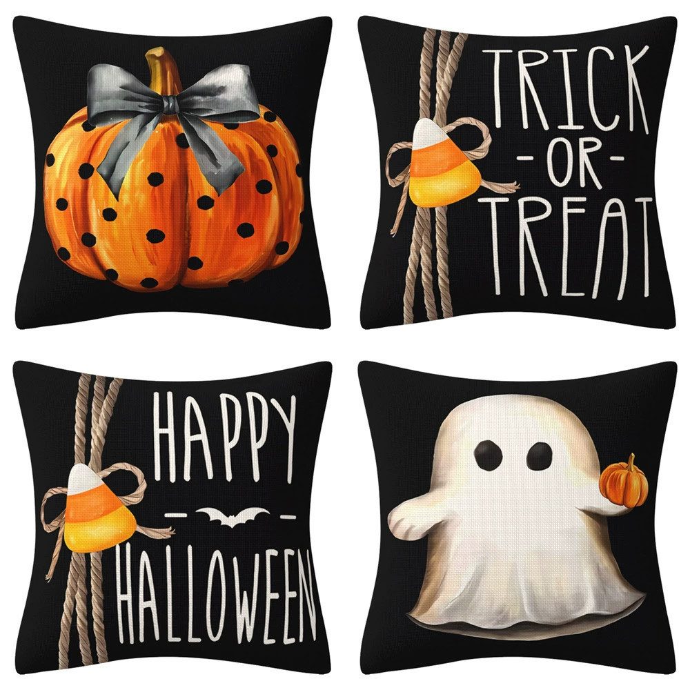 CLTYQ Kissenbezug Halloween Kissenbezug mit Kürbis günstig online kaufen
