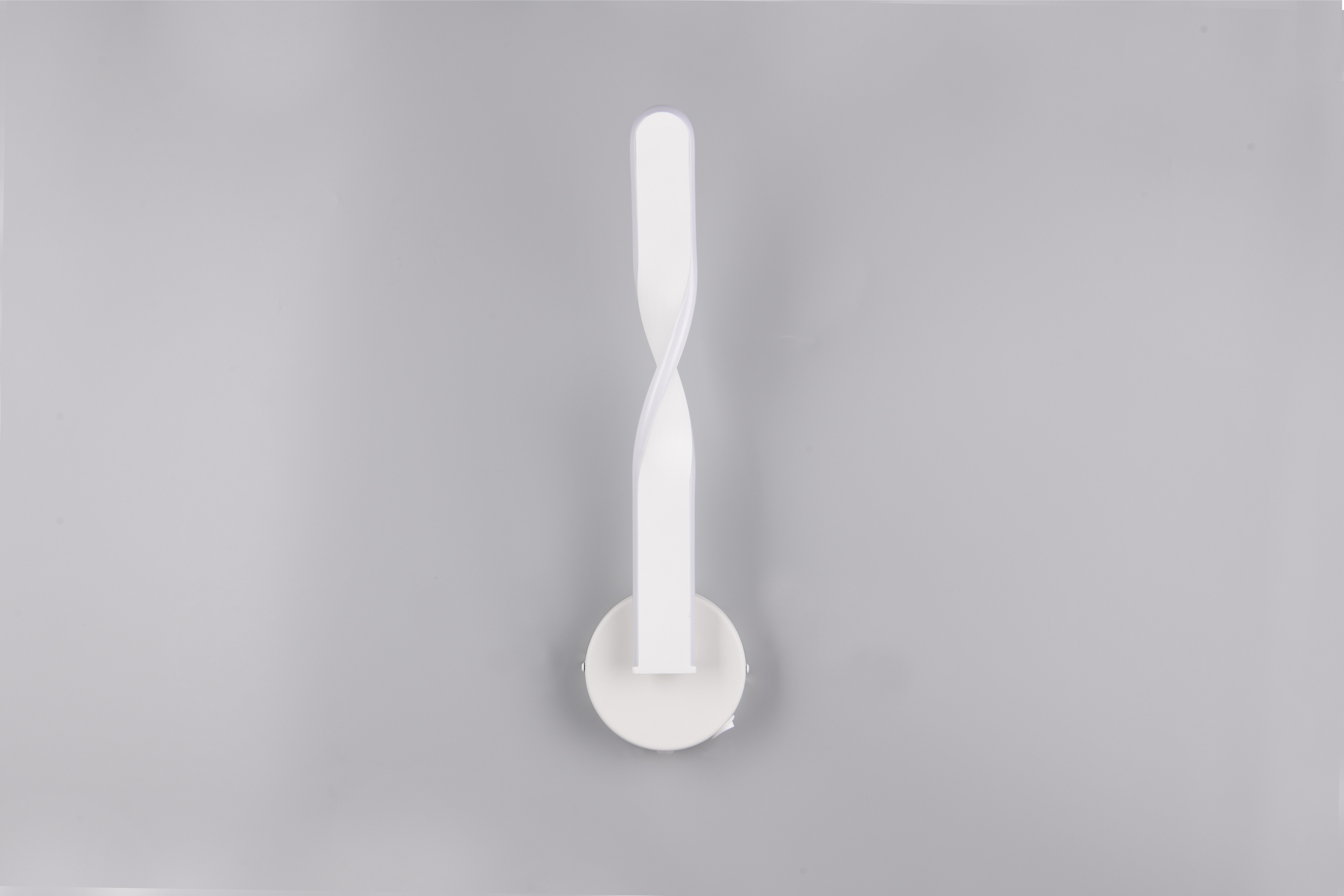 Reality Leuchten LED Wandleuchte GINKO, LED Wandlampe mit Schalter, 11W 1250 Lumen 4000K kaltweiß, Ein-/Ausschalter, LED fest integriert, Kaltweiß, On/Off Kippschalter, elegant geschwungene LED Elemente Höhe 45,5cm