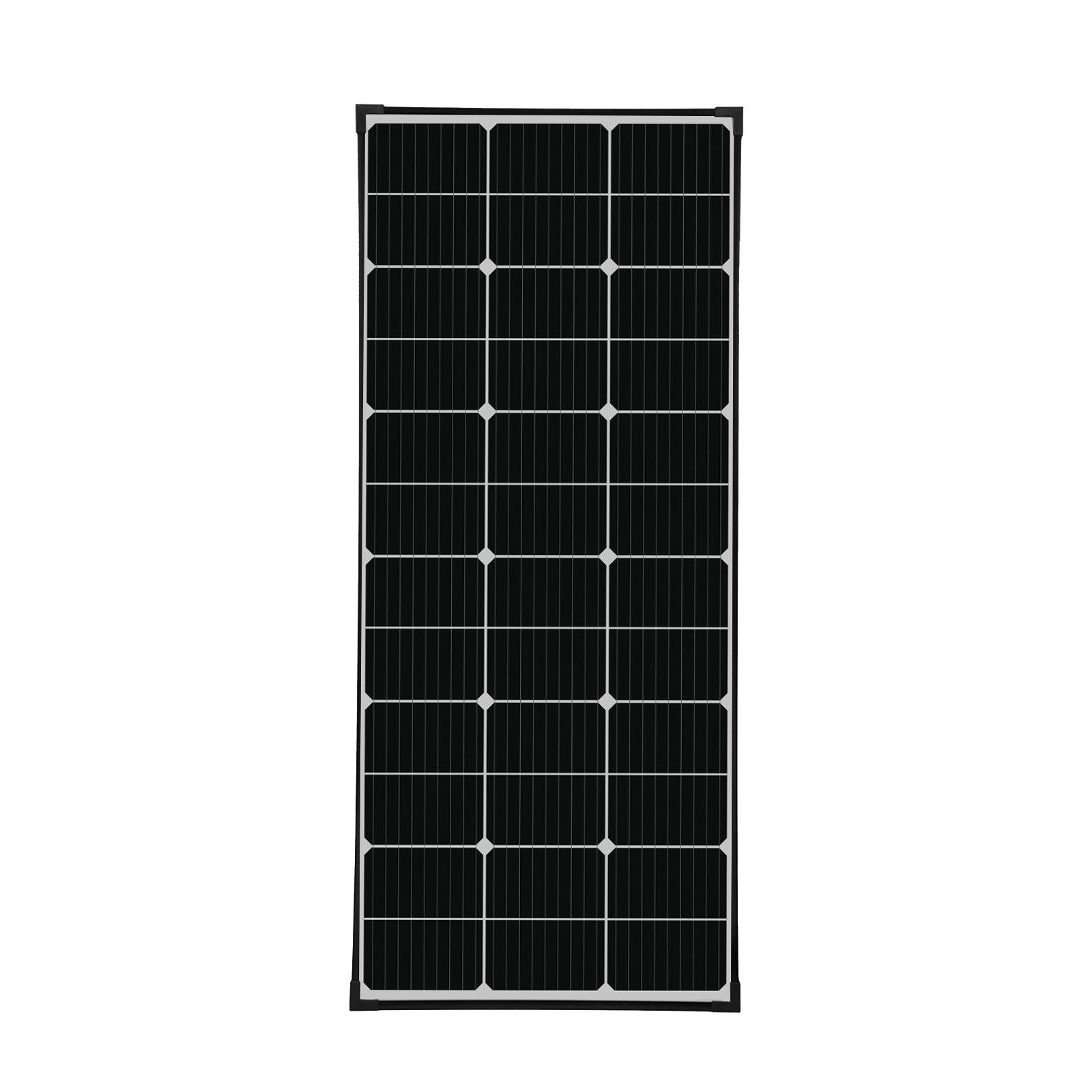 enjoy solar Solarmodul Schwarze Rahmen Monokristallin PERC-Zellen 150W- 200W 12V, Monokristalline PERC, (Leistungsgarantie bis 10 Jahren mit 90% und bis 25 Jahren mit 80), PERC Zellen, 9-Busbars Monokristalline