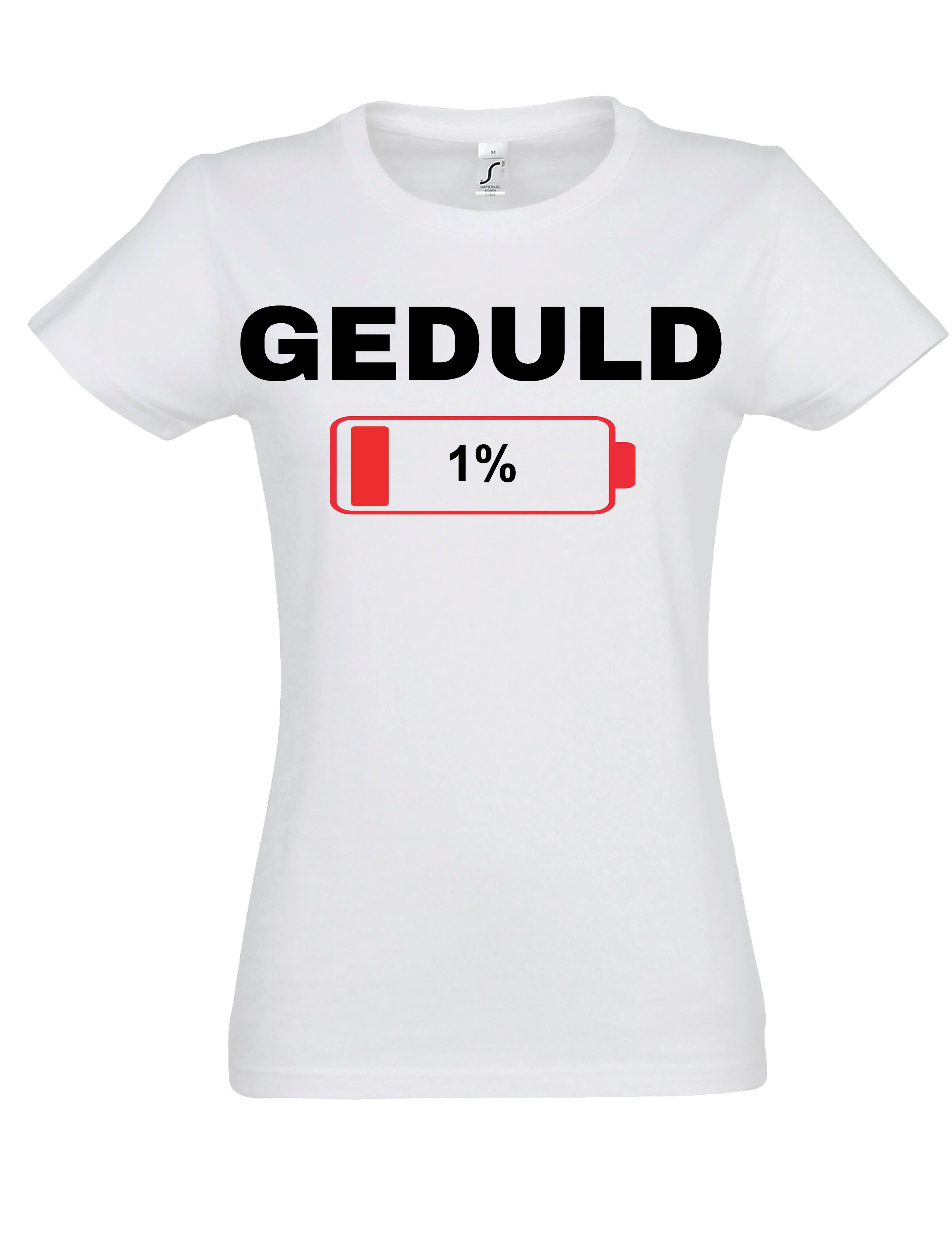 Youth Designz Print-Shirt Geduld bei 1%: günstig online kaufen