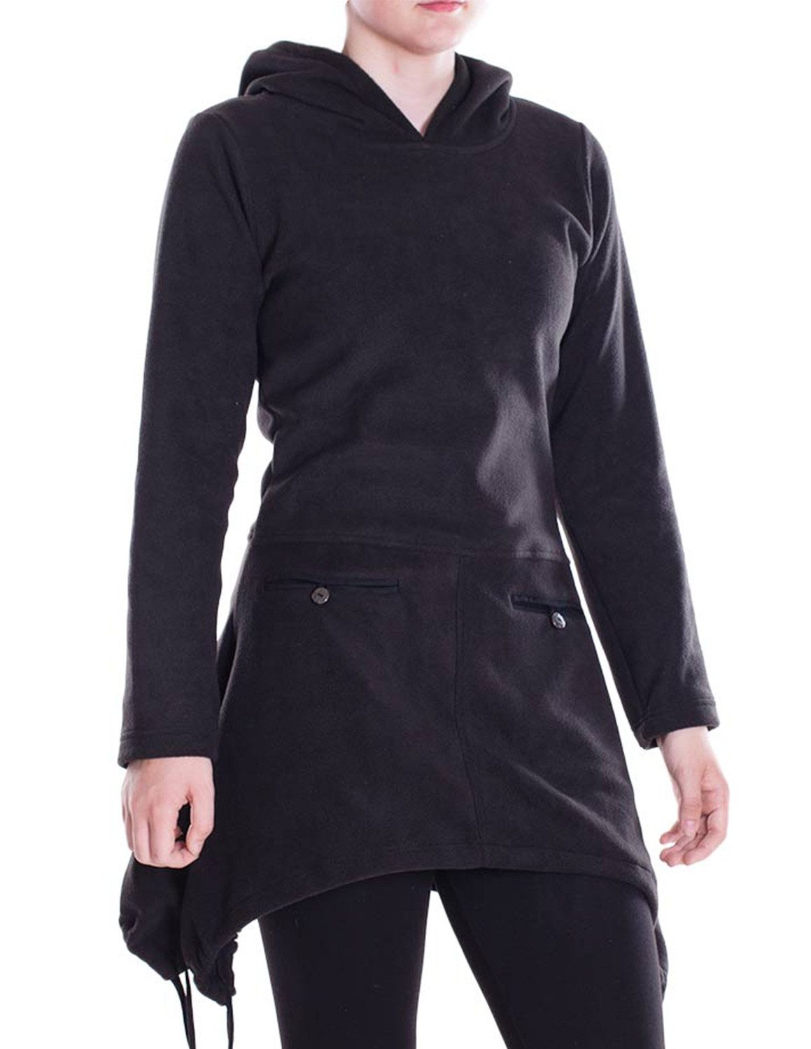 Vishes Zipfelkleid Extra warmes Damen Winterkleid günstig online kaufen