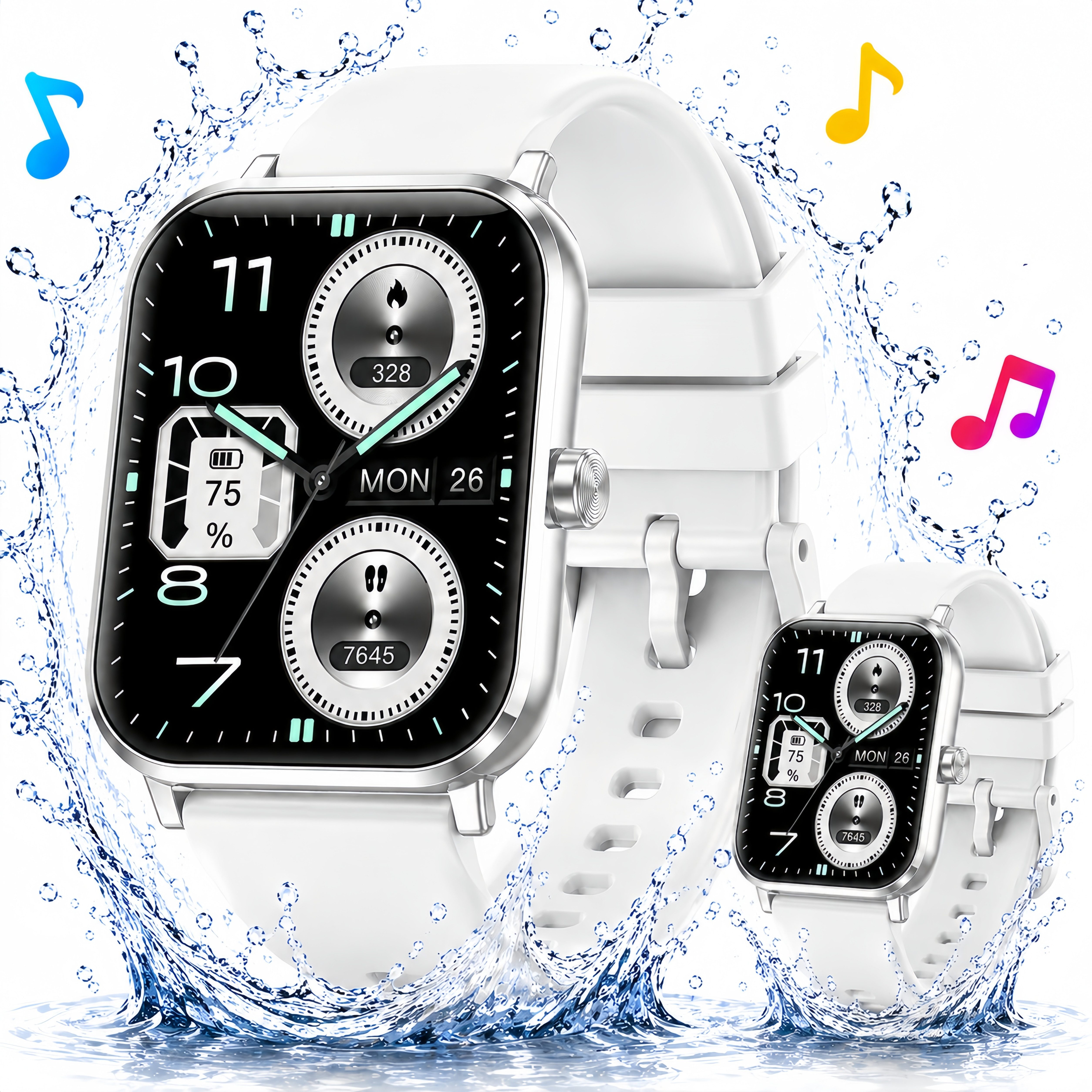 Forrlite 2026 Smartwatch Damen Herren mit 7 Tagen Akkulaufzeit,1,83" HD Smartwatch