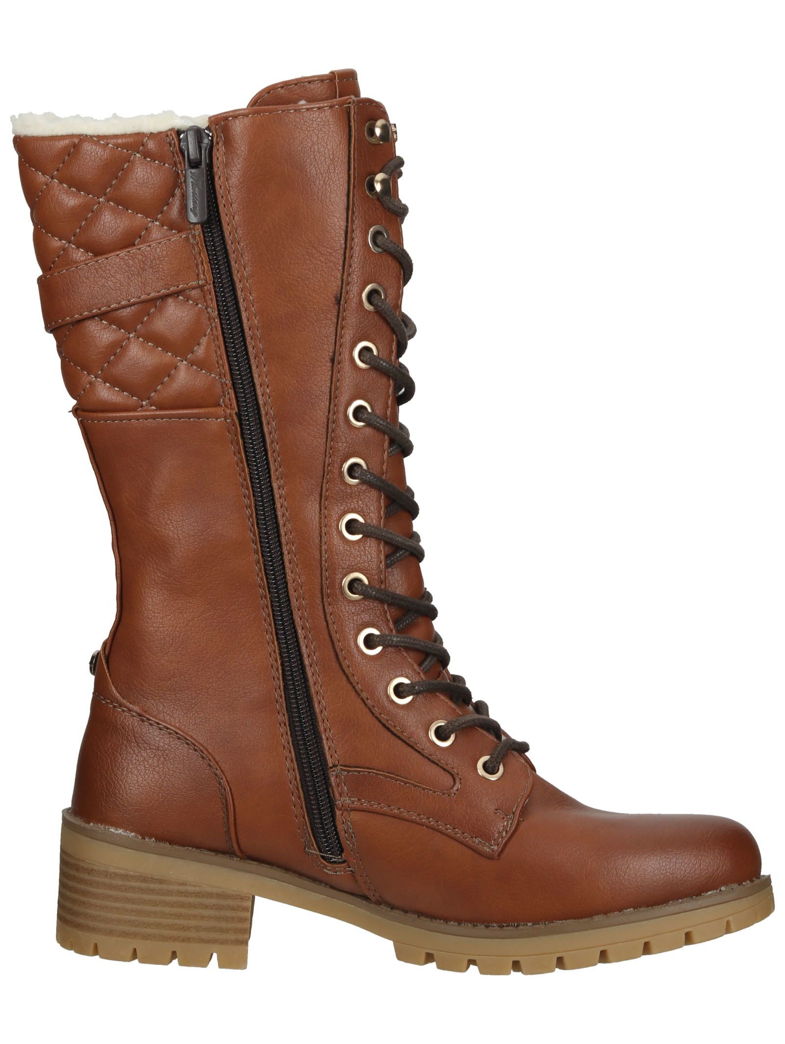 Mustang Shoes Mustang Shoes Stiefel Lederimitat Schnürstiefelette