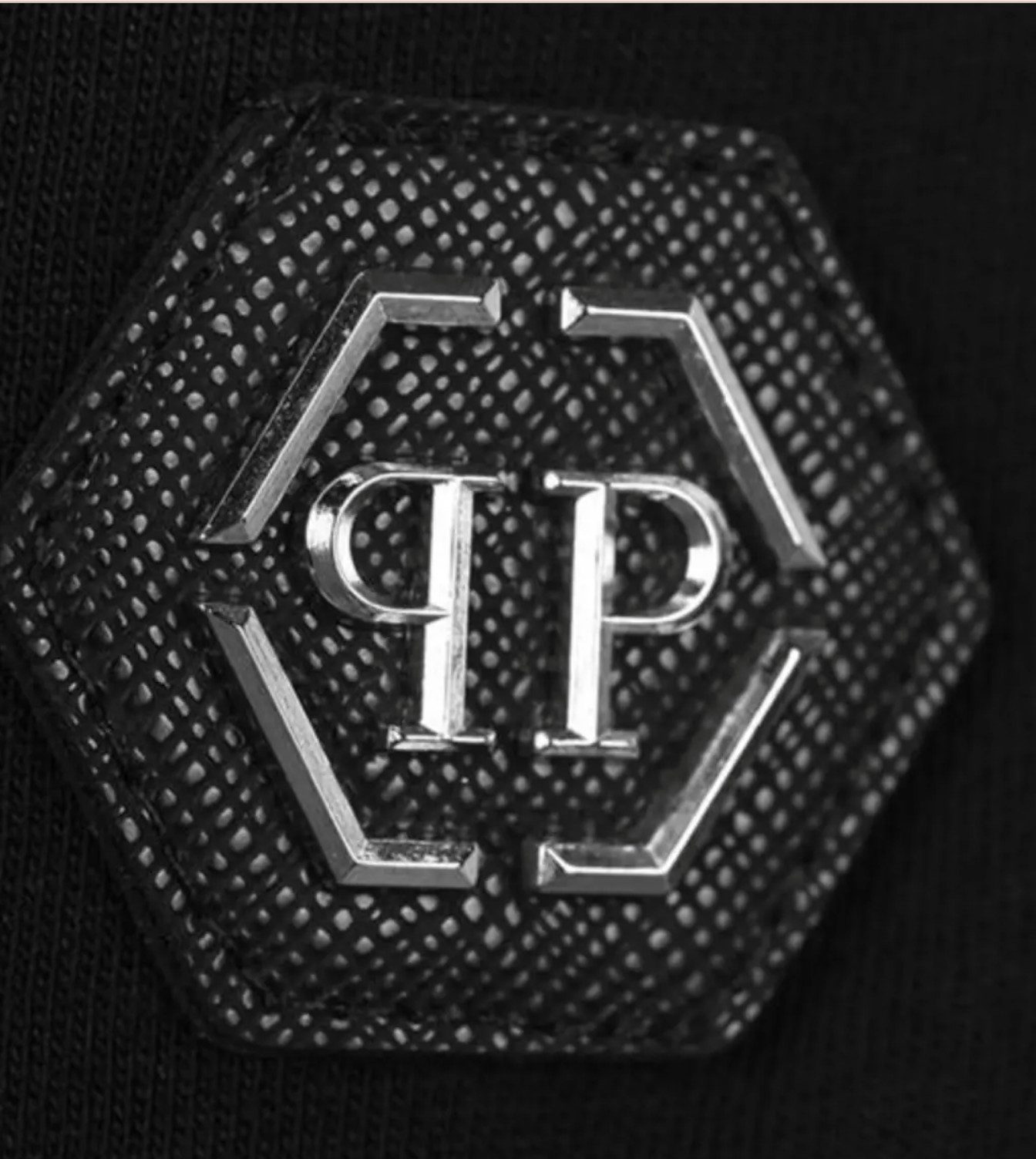 PHILIPP PLEIN Langarmshirt Tape Logo Streifen