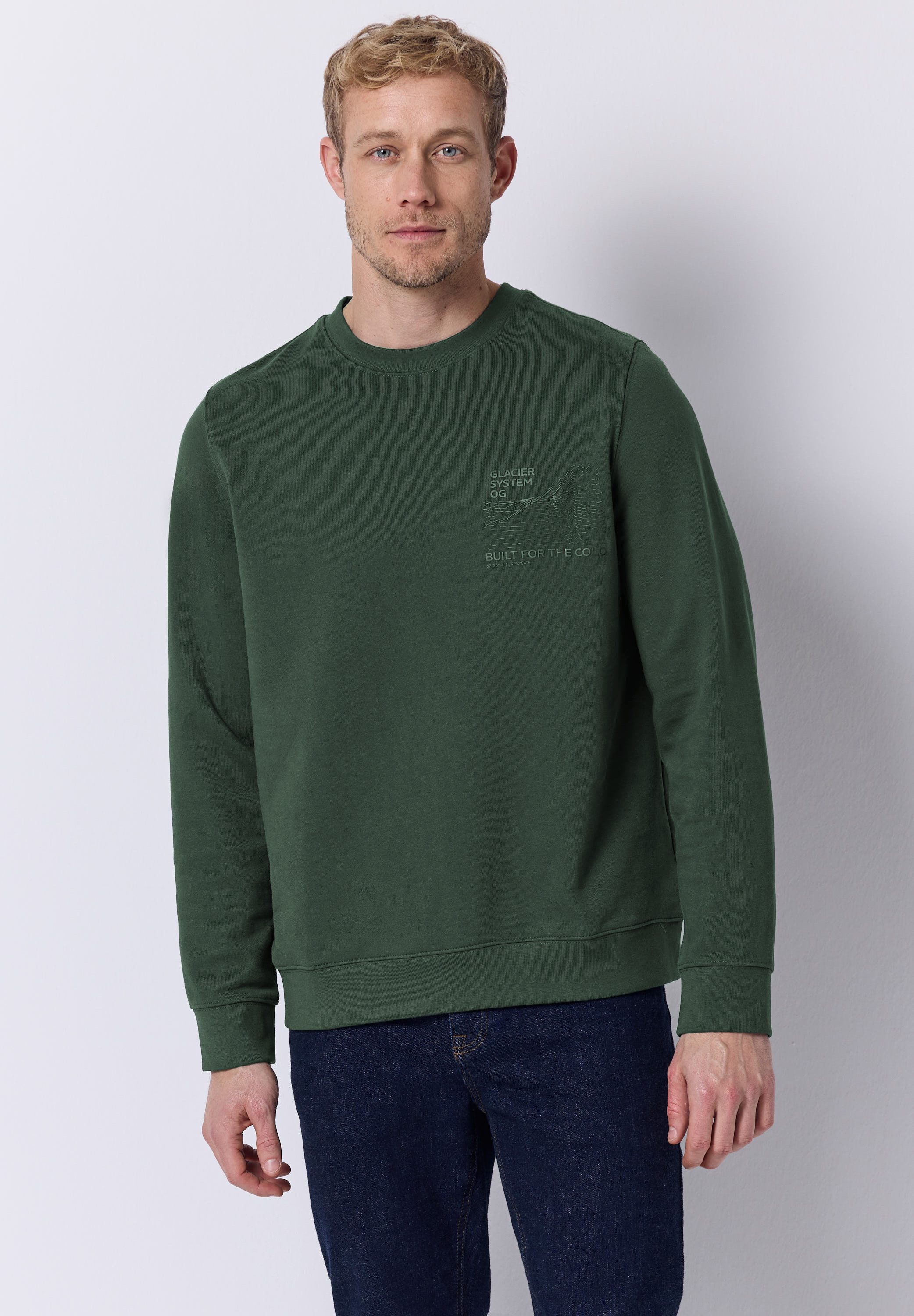 STREET ONE MEN Sweatshirt im soften Baumwoll-Mix günstig online kaufen