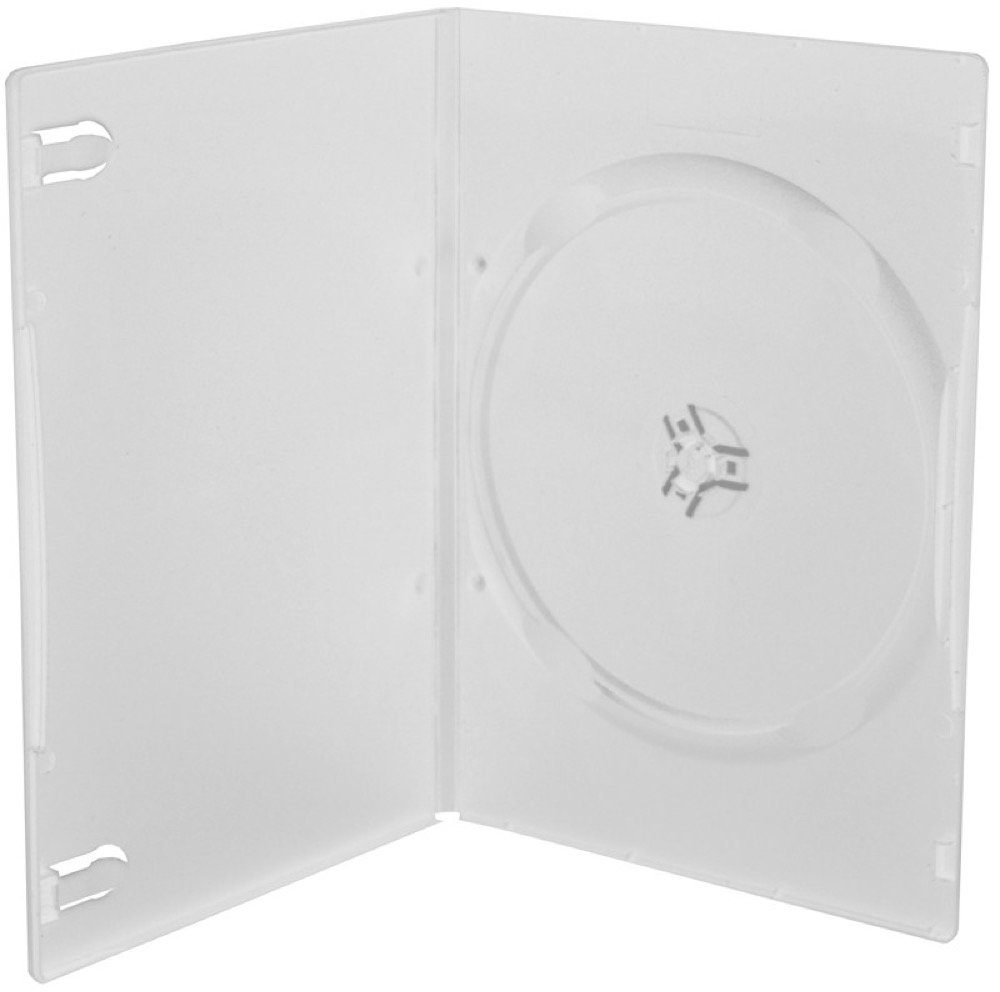 Mediarange DVD-Hülle 100 DVD Hüllen Slim 1er Box 7 mm für je 1 BD / CD / DVD transparent